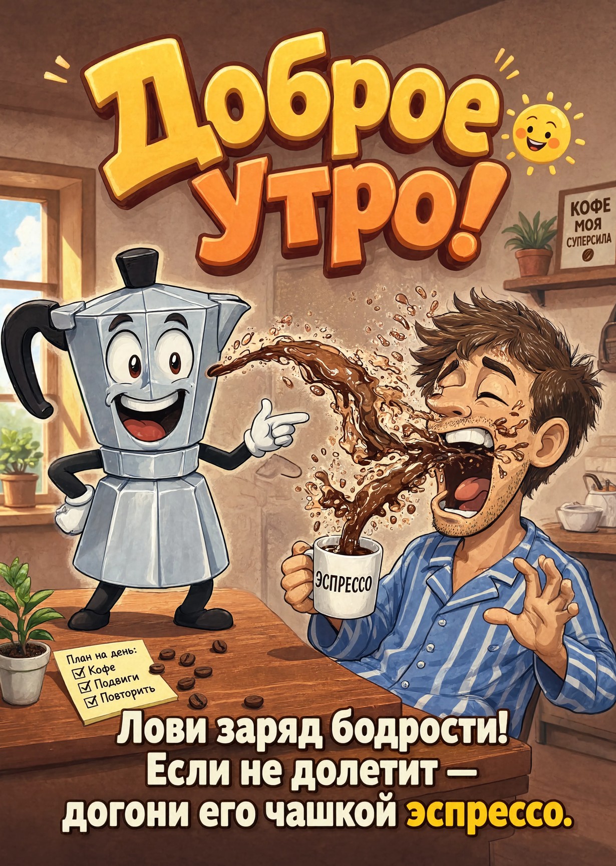 Открытка С Добрым Утром #392