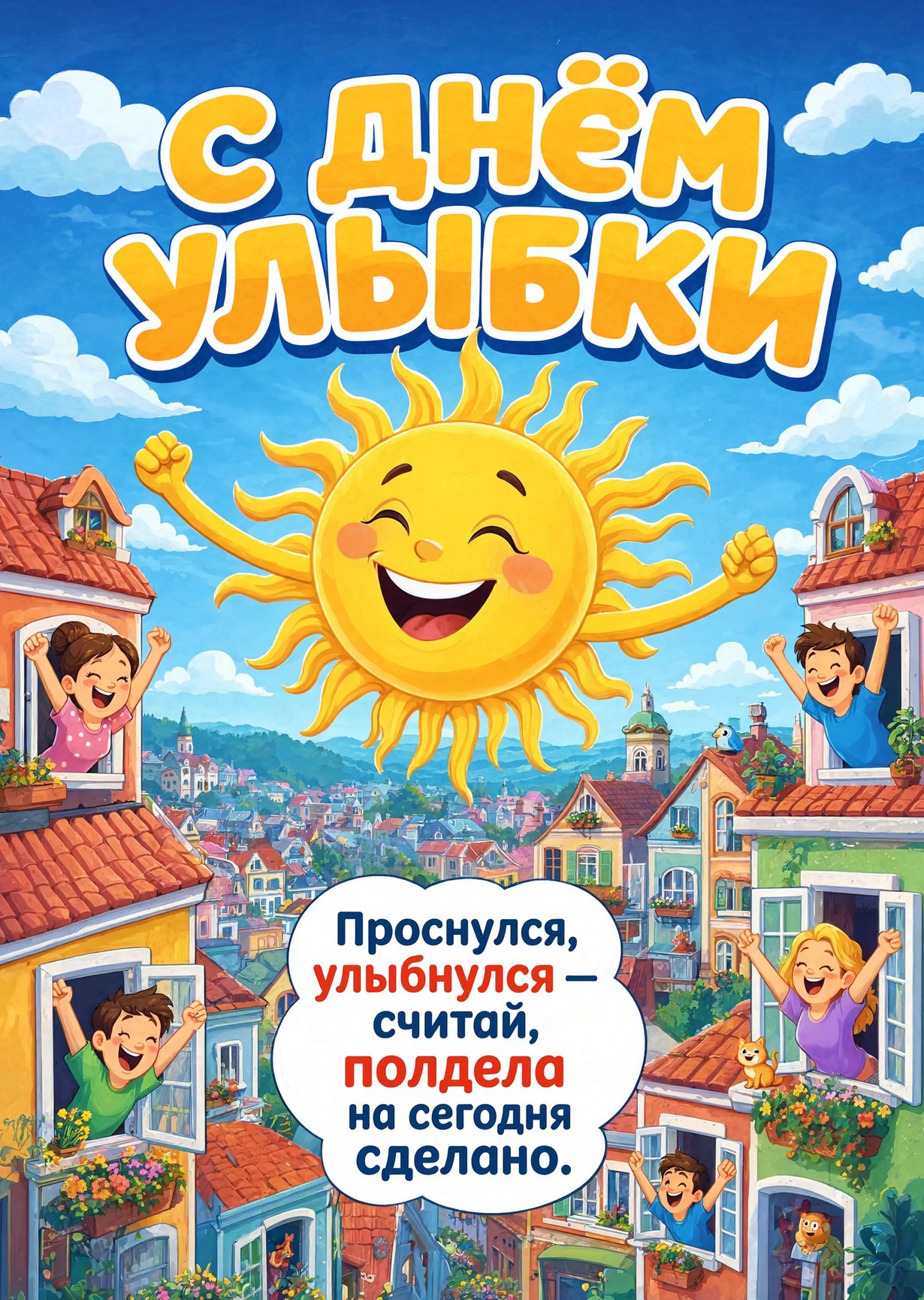 открытки с Днем Улыбки-3