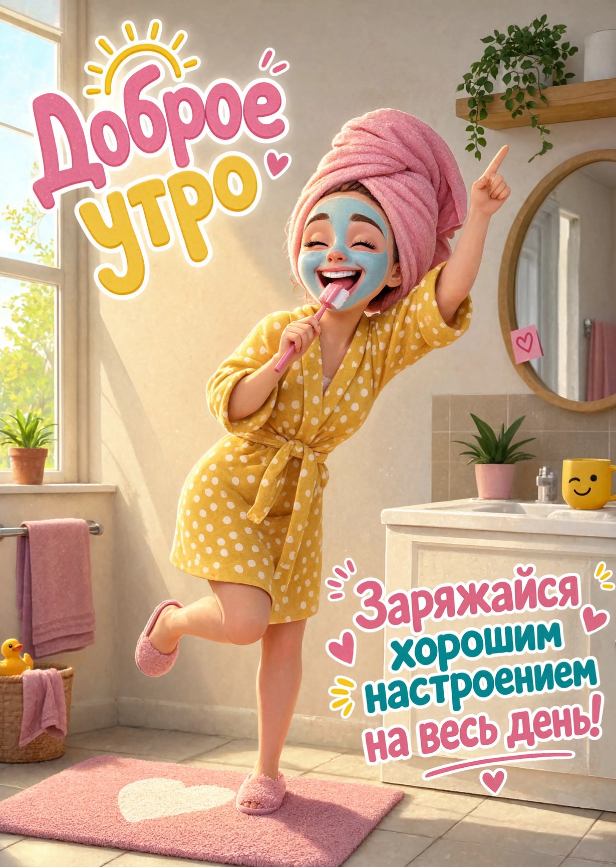 Открытка С Добрым Утром #255