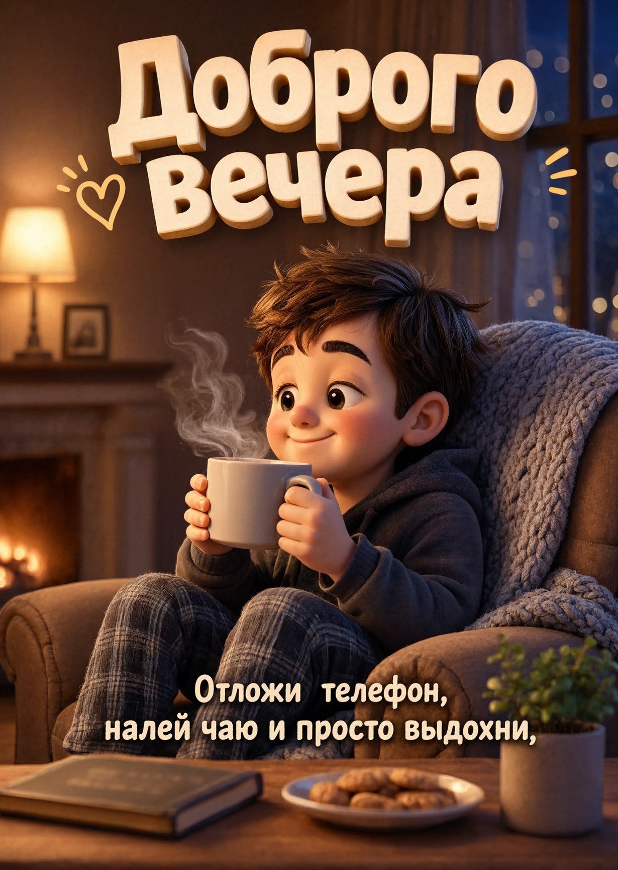 Открытка Хорошего вечера #196