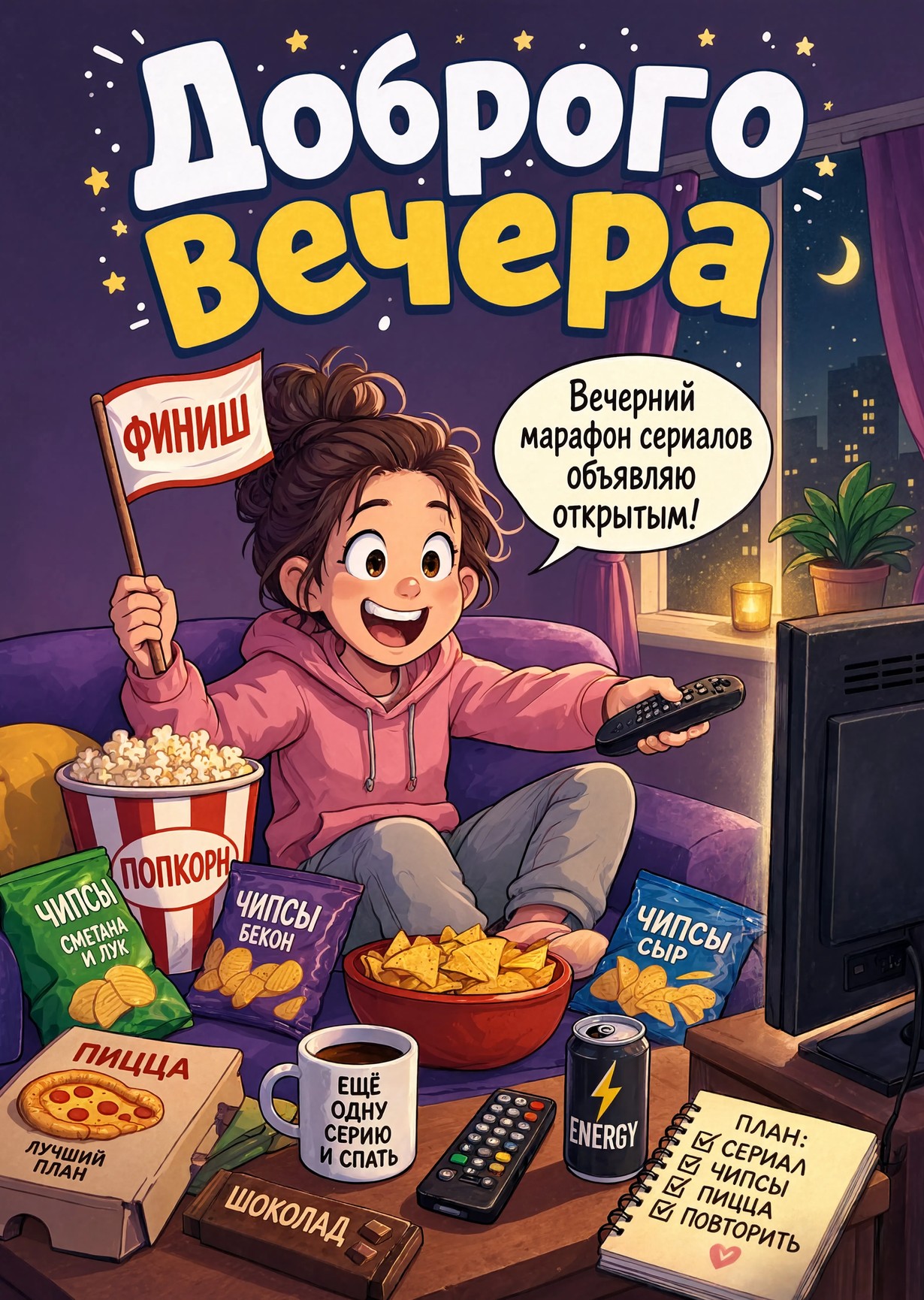 Открытка Хорошего вечера #140
