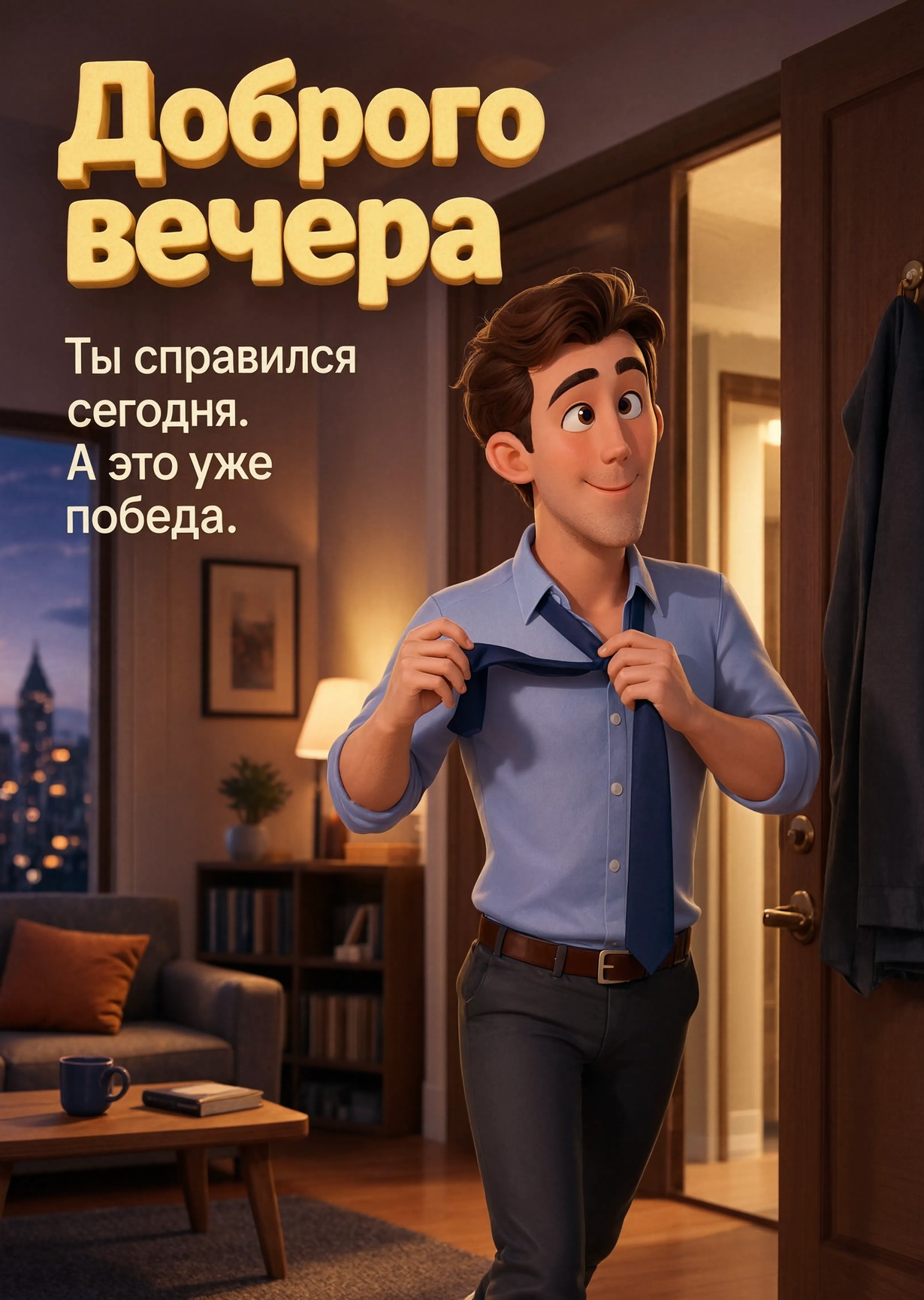 Открытка Хорошего вечера #186