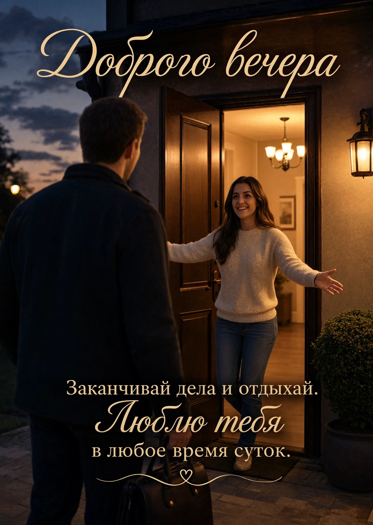 Открытка Хорошего вечера #201
