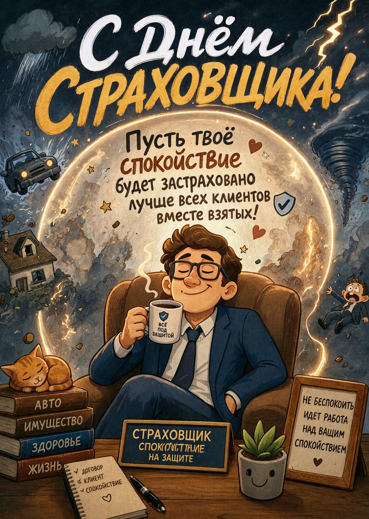 открытки с Днем Страховщика-8