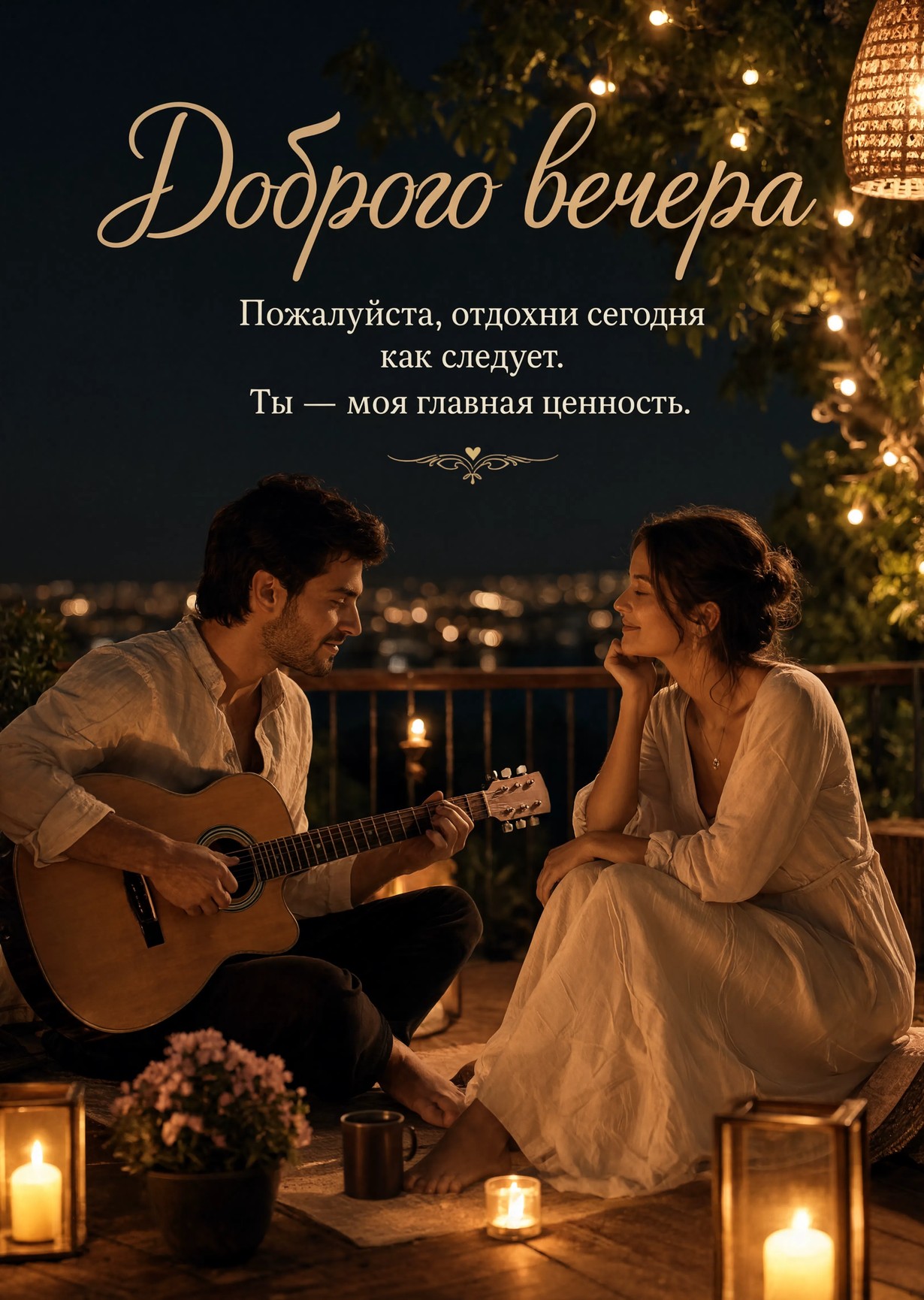 Открытка Хорошего вечера #206