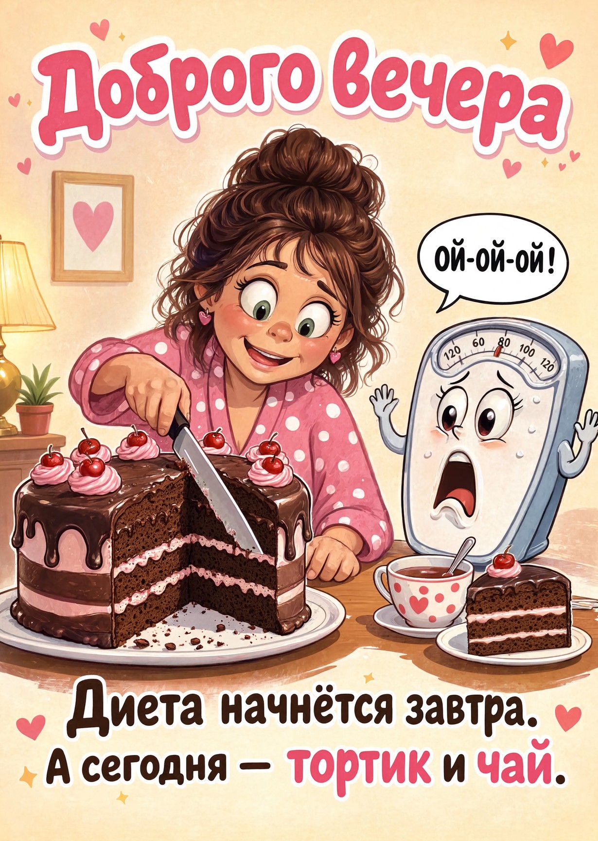Открытка Хорошего вечера #163