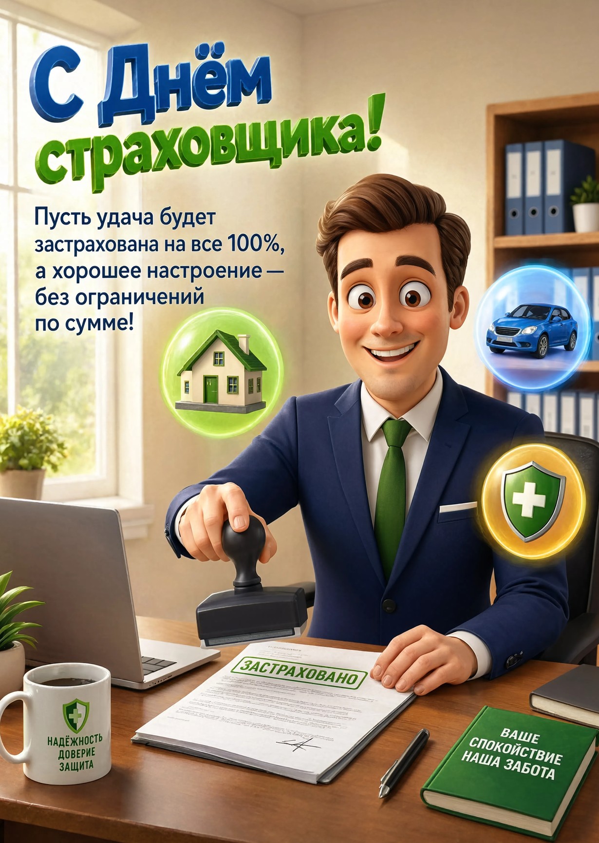 открытки с Днем Страховщика-7