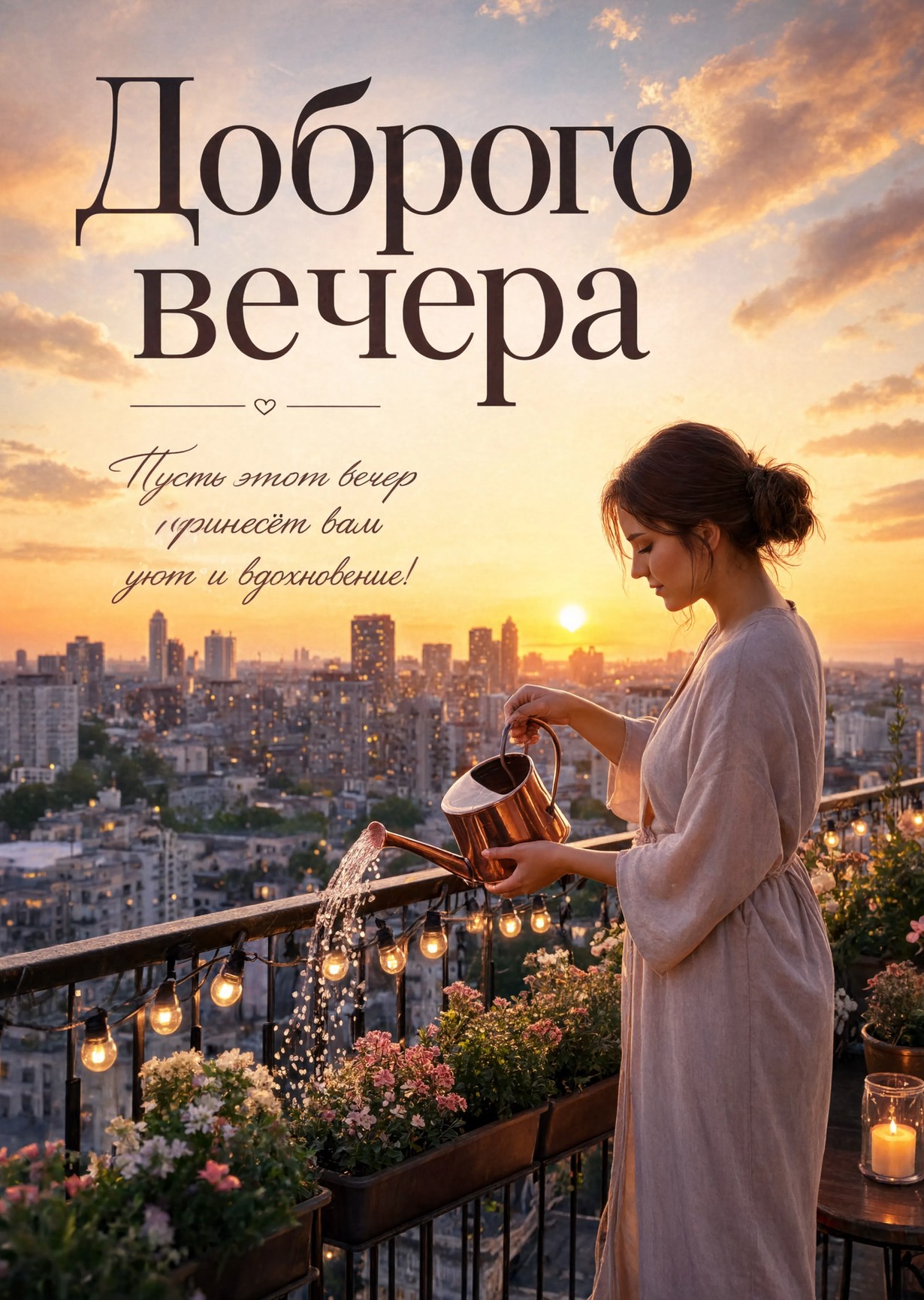 Открытка Хорошего вечера #216
