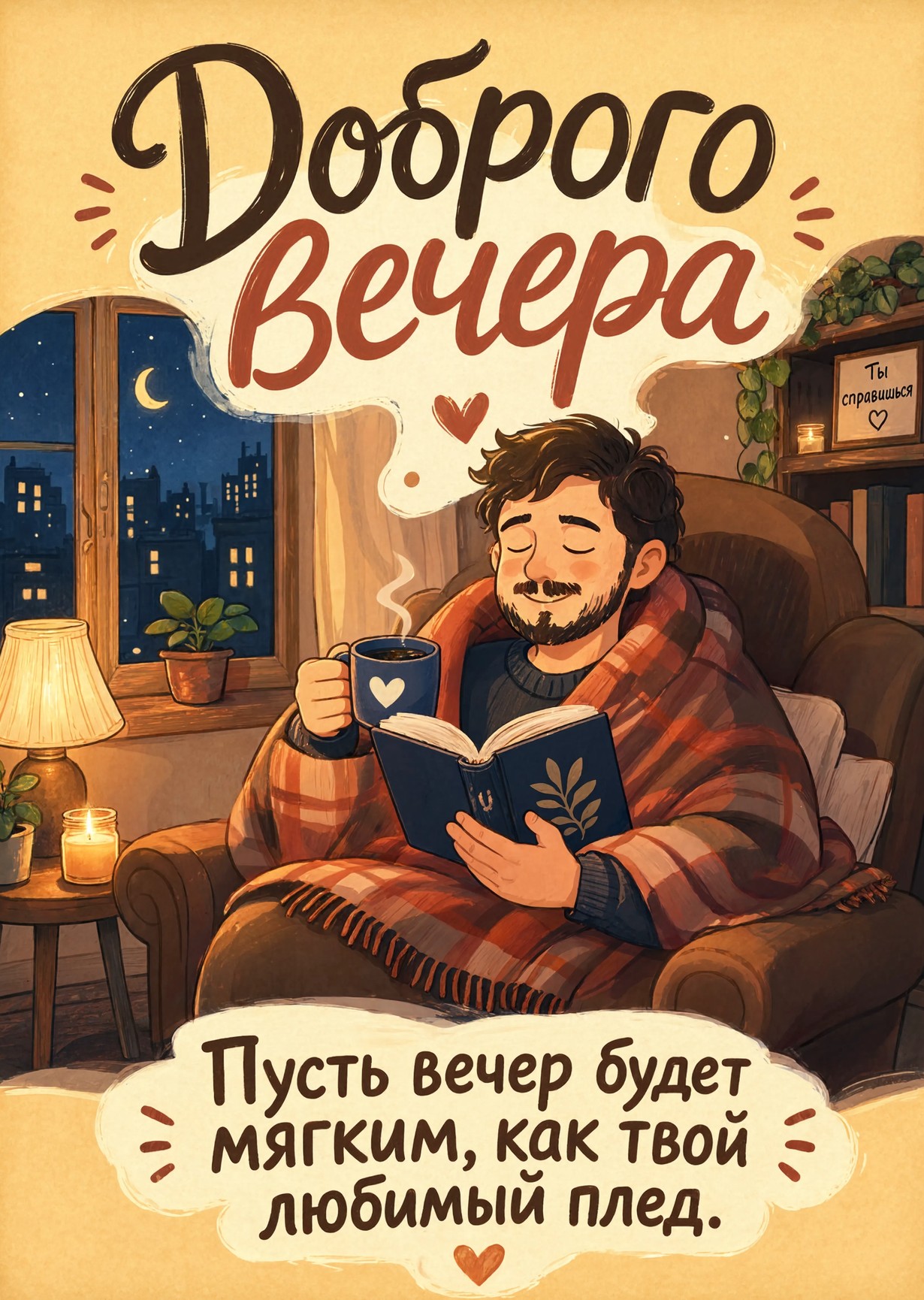 Открытка Хорошего вечера #184