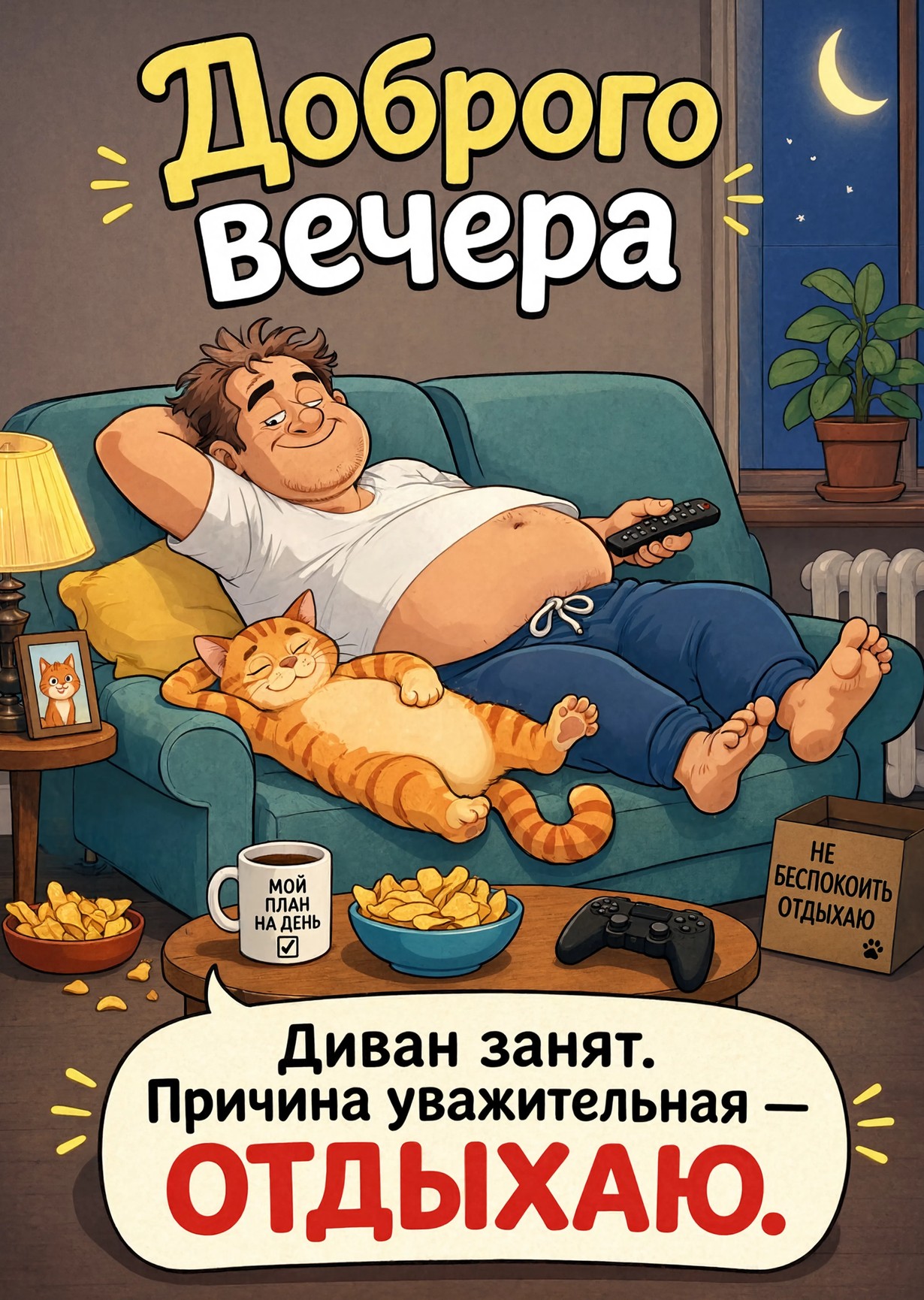 Открытка Хорошего вечера #207