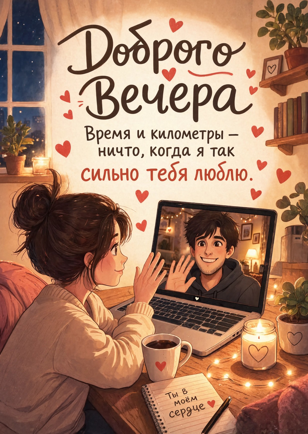 Открытка Хорошего вечера #208