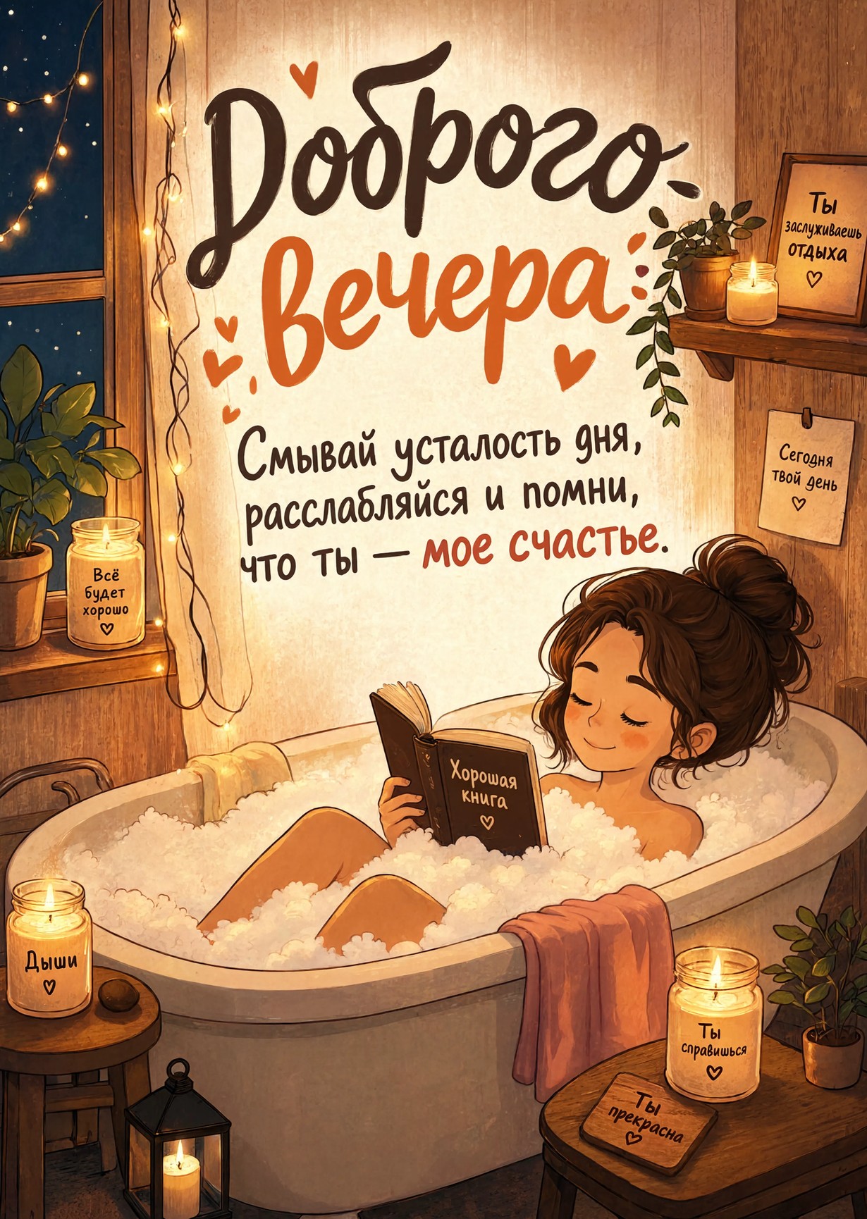 Открытка Хорошего вечера #217