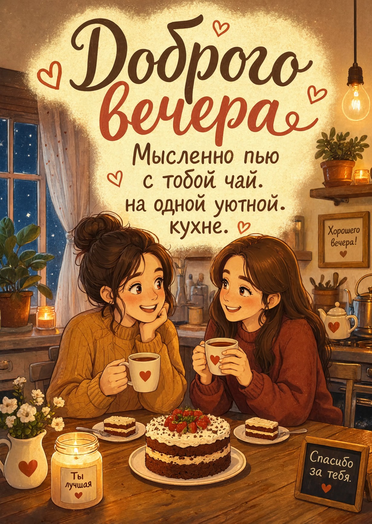 Открытка Хорошего вечера #194