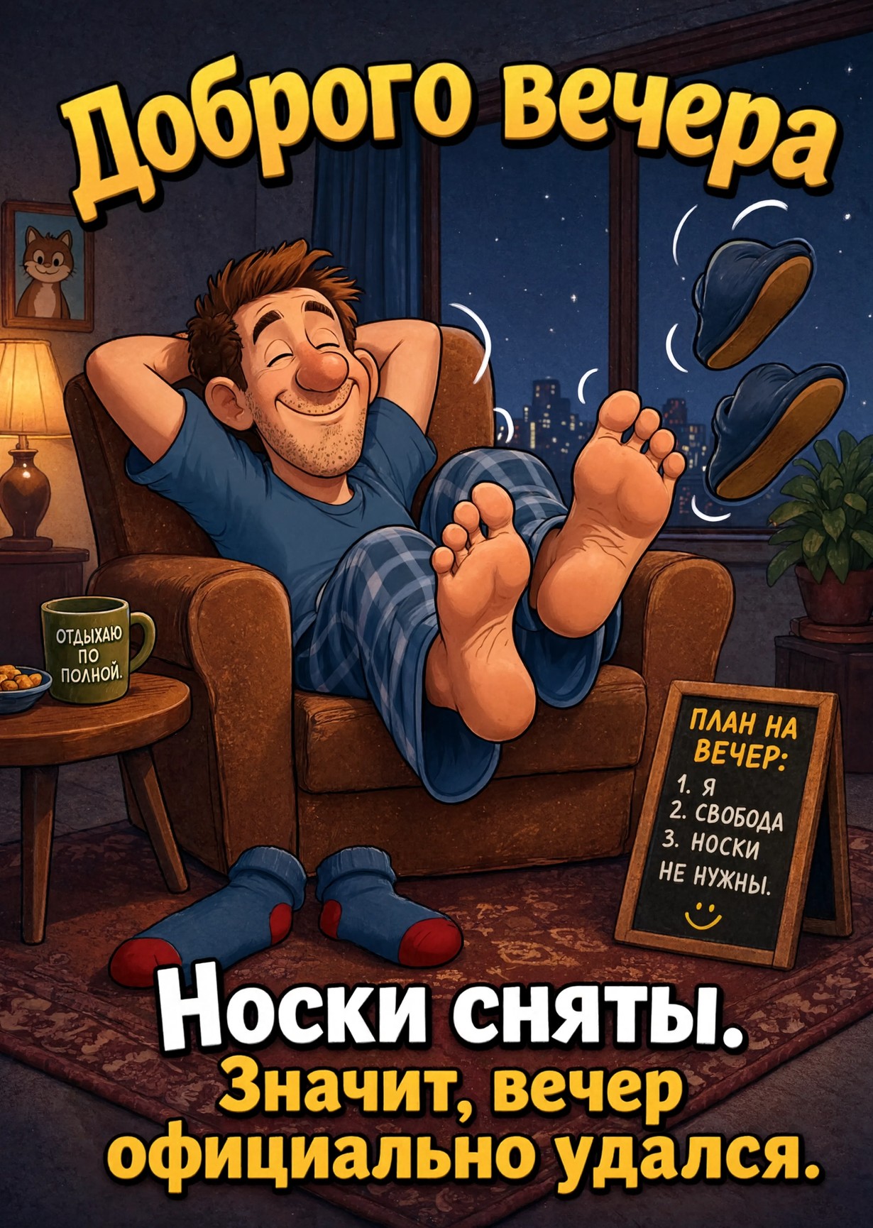 Открытка Хорошего вечера #177