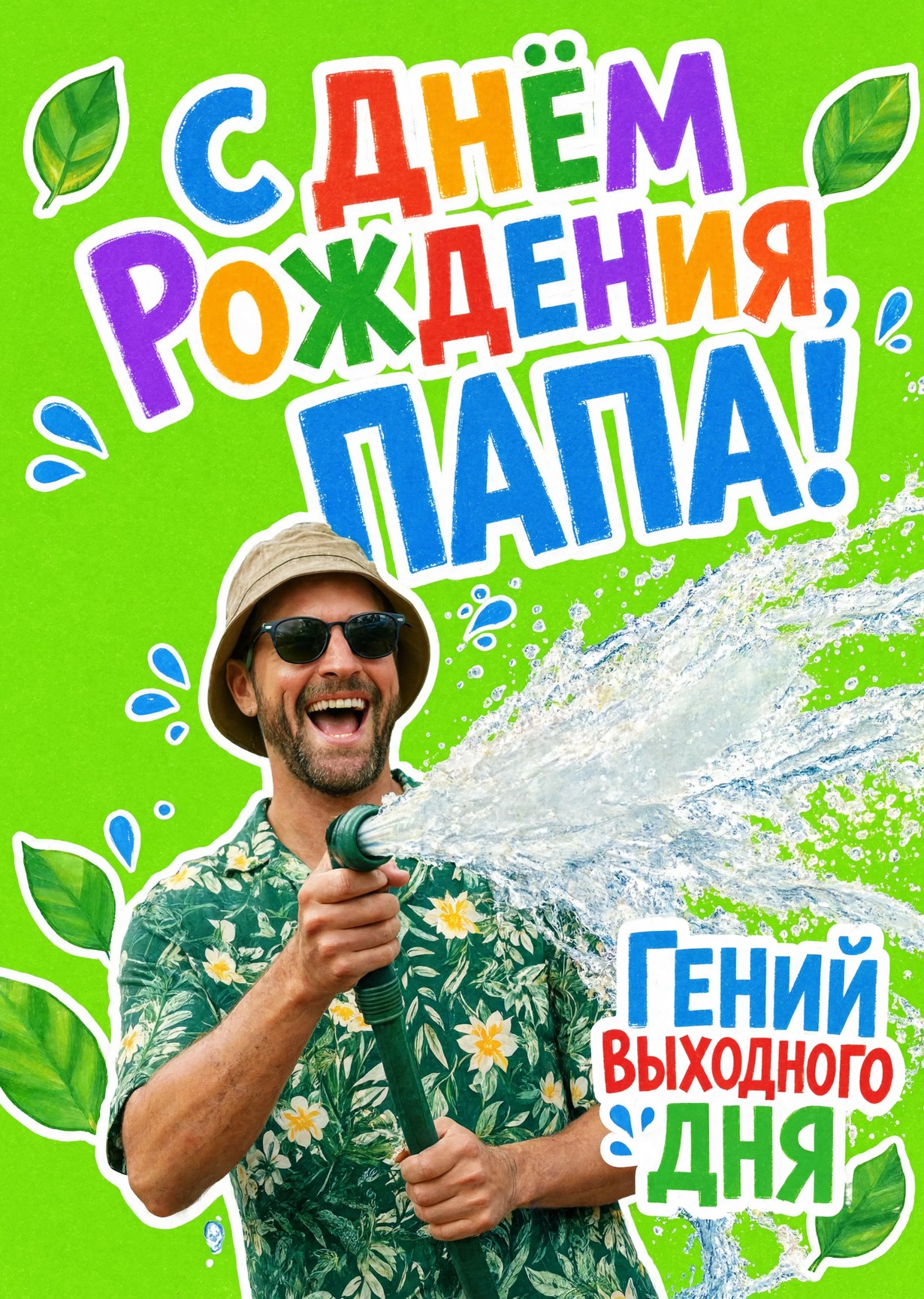 Открытка "С днём рождения папе" #42