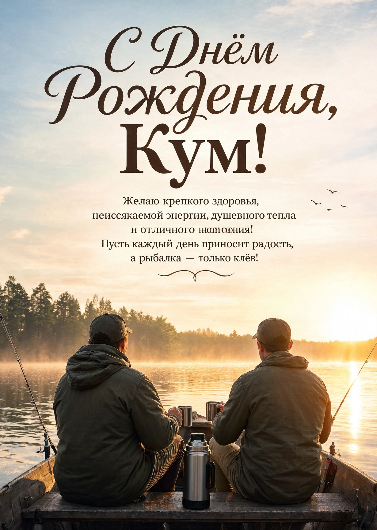 Открытка "С днем рождения куму" #97