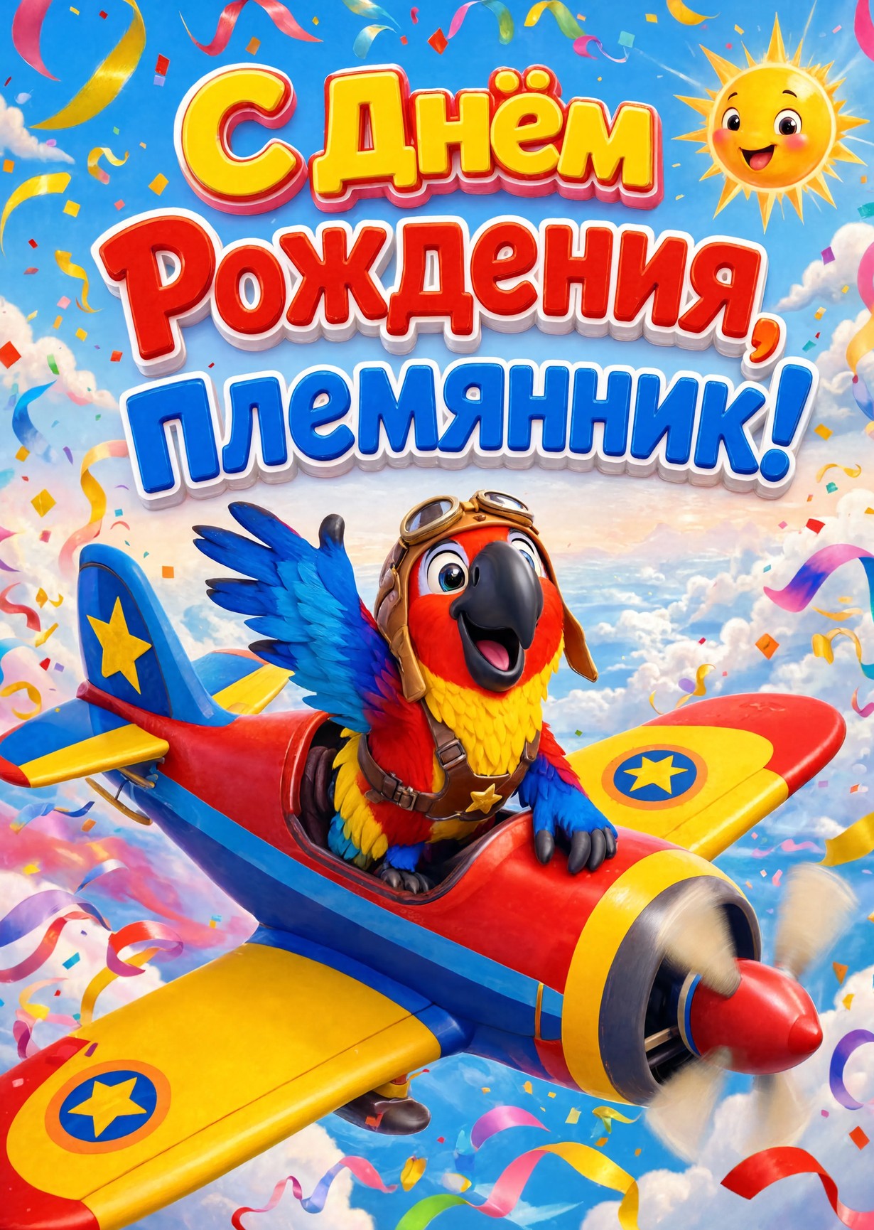 Открытка "С днем рождения пемяннику" #41