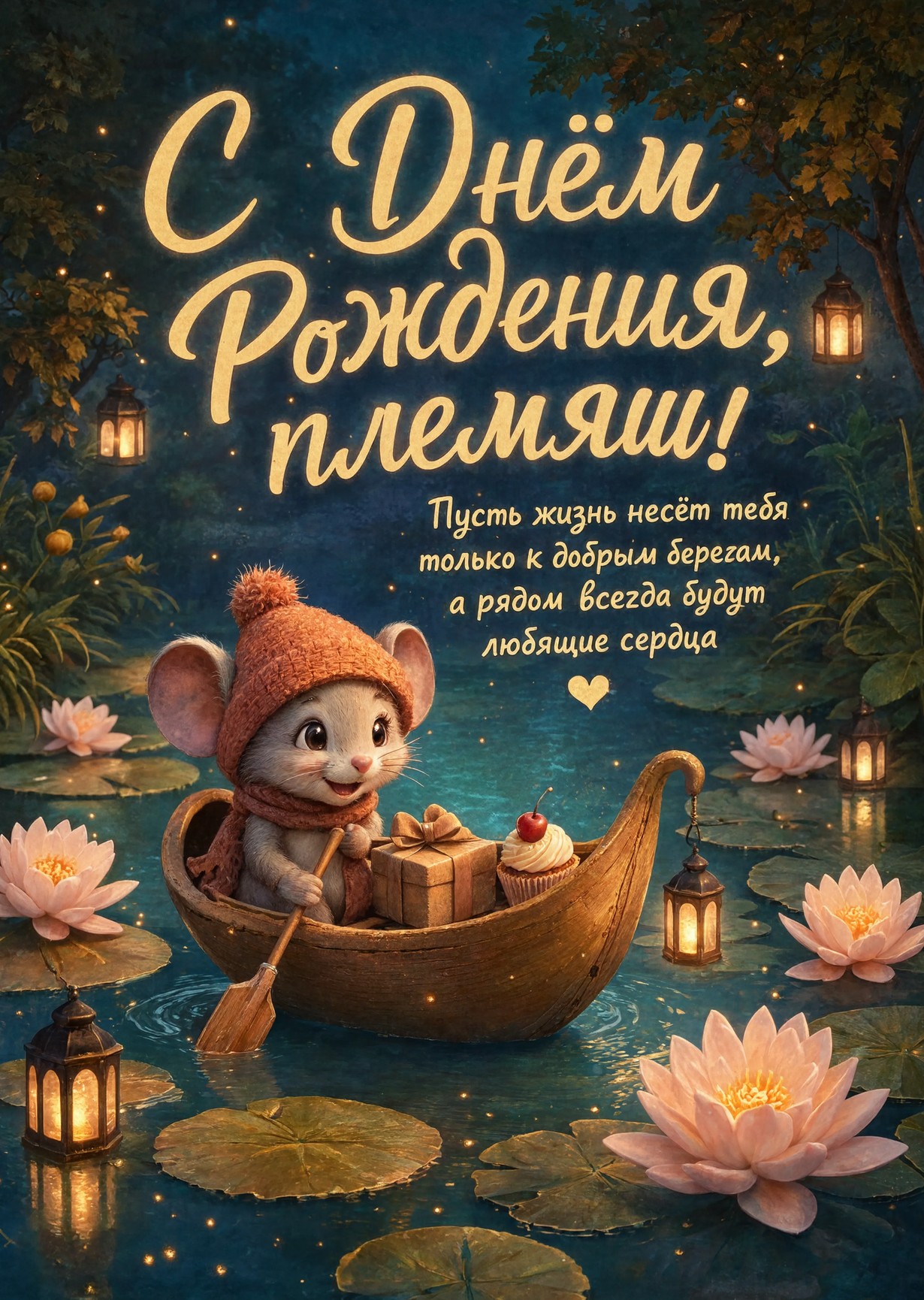 Открытка "С днем рождения пемяннику" #7