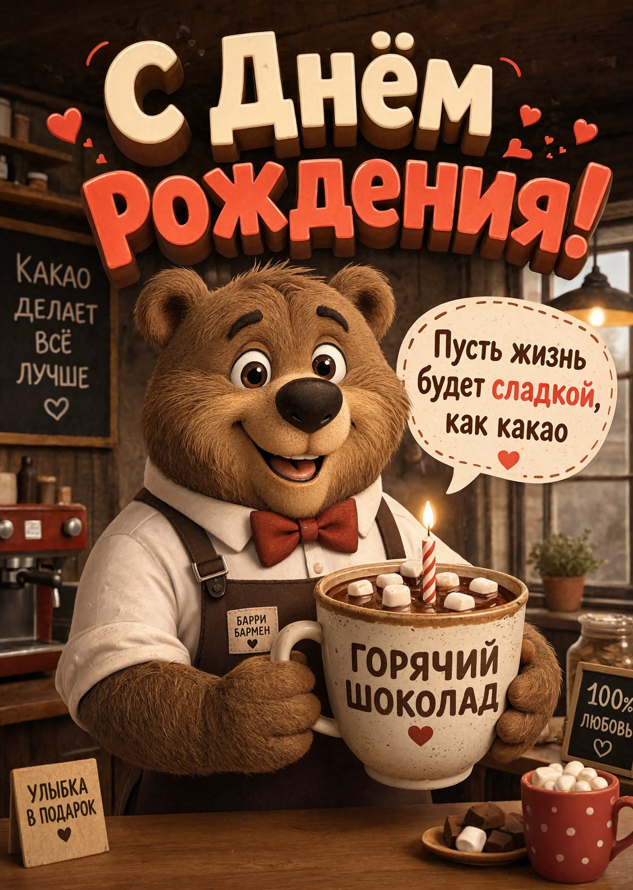 Открытка "С днём рождения парню" #32