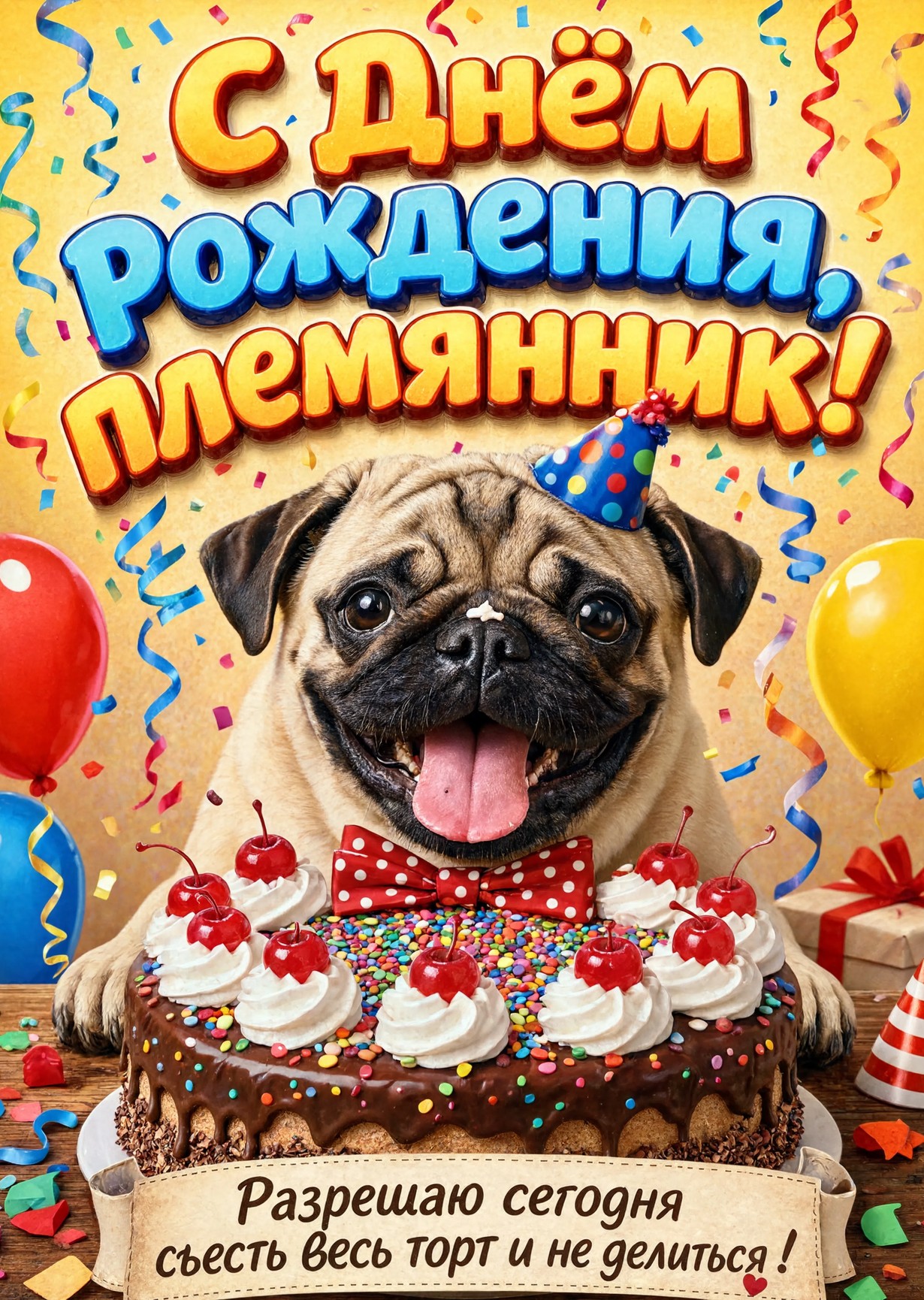 Открытка "С днем рождения пемяннику" #66