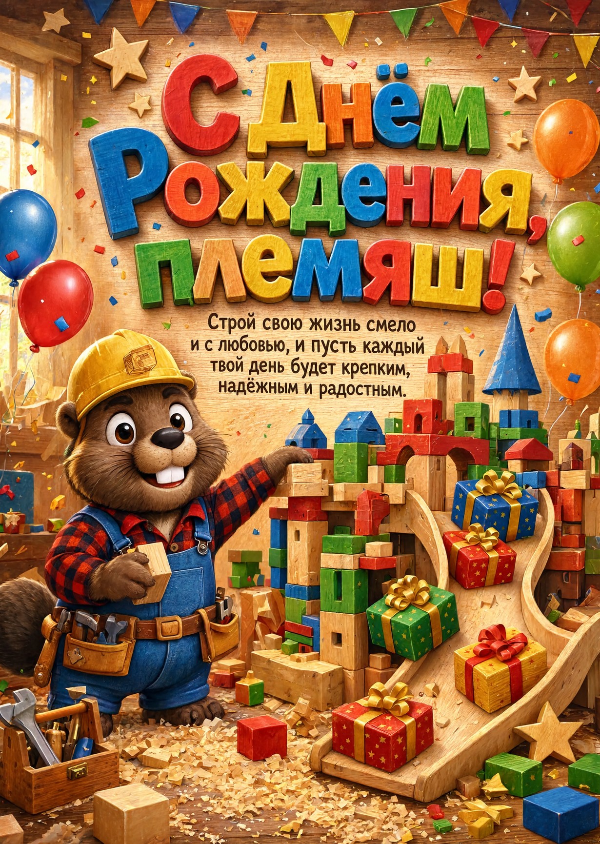 Открытка "С днем рождения пемяннику" #53