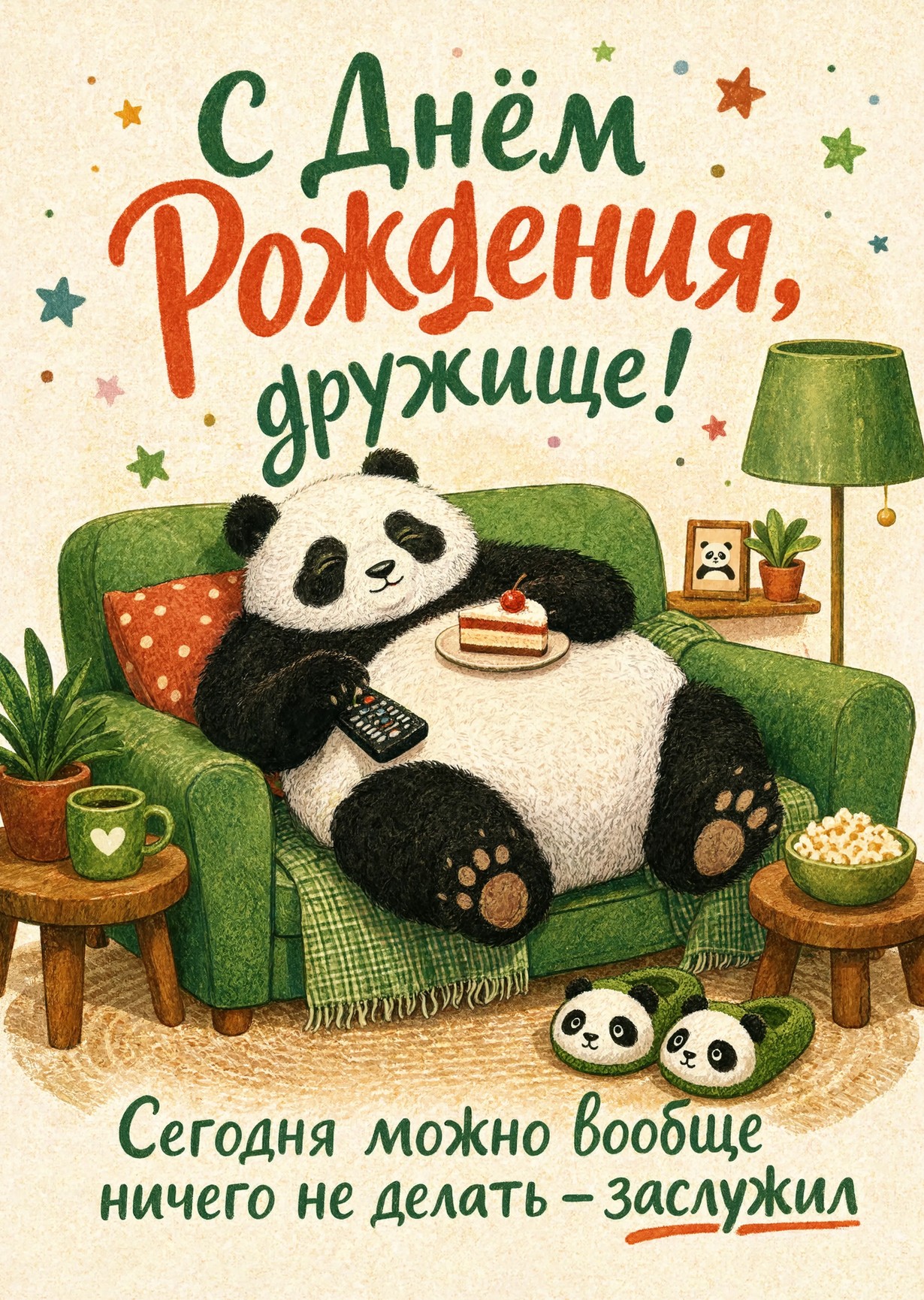 Открытка "С днем рождения другу" #5