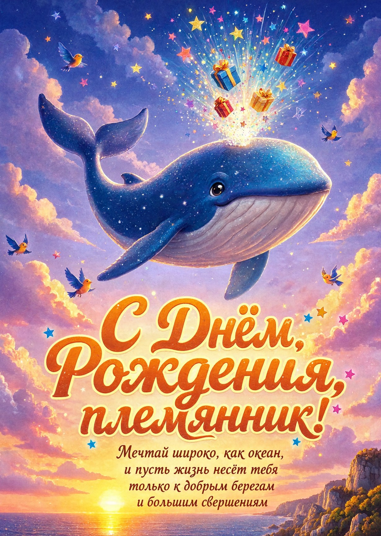 Открытка "С днем рождения пемяннику" #64