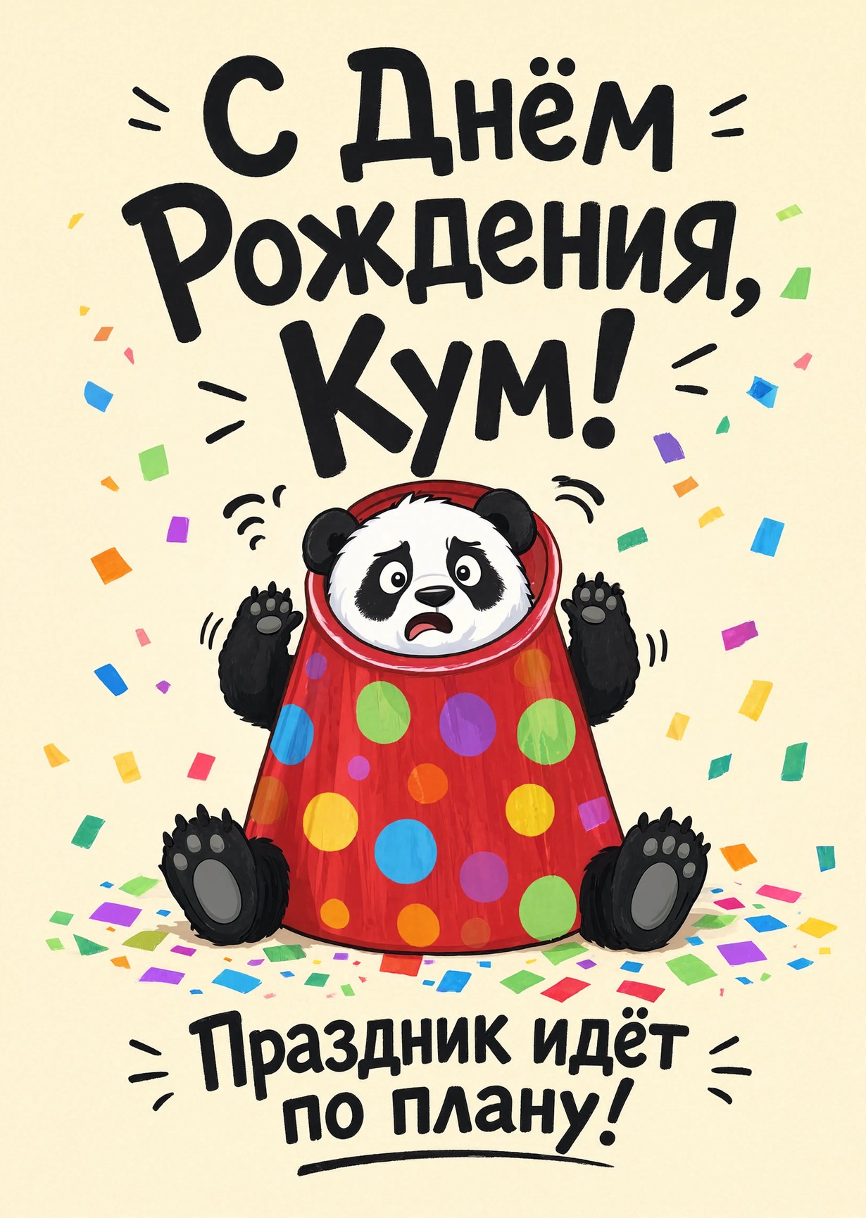 Открытка "С днем рождения куму" #21