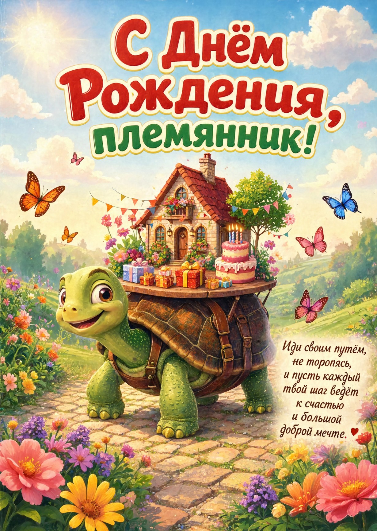 Открытка "С днем рождения пемяннику" #26