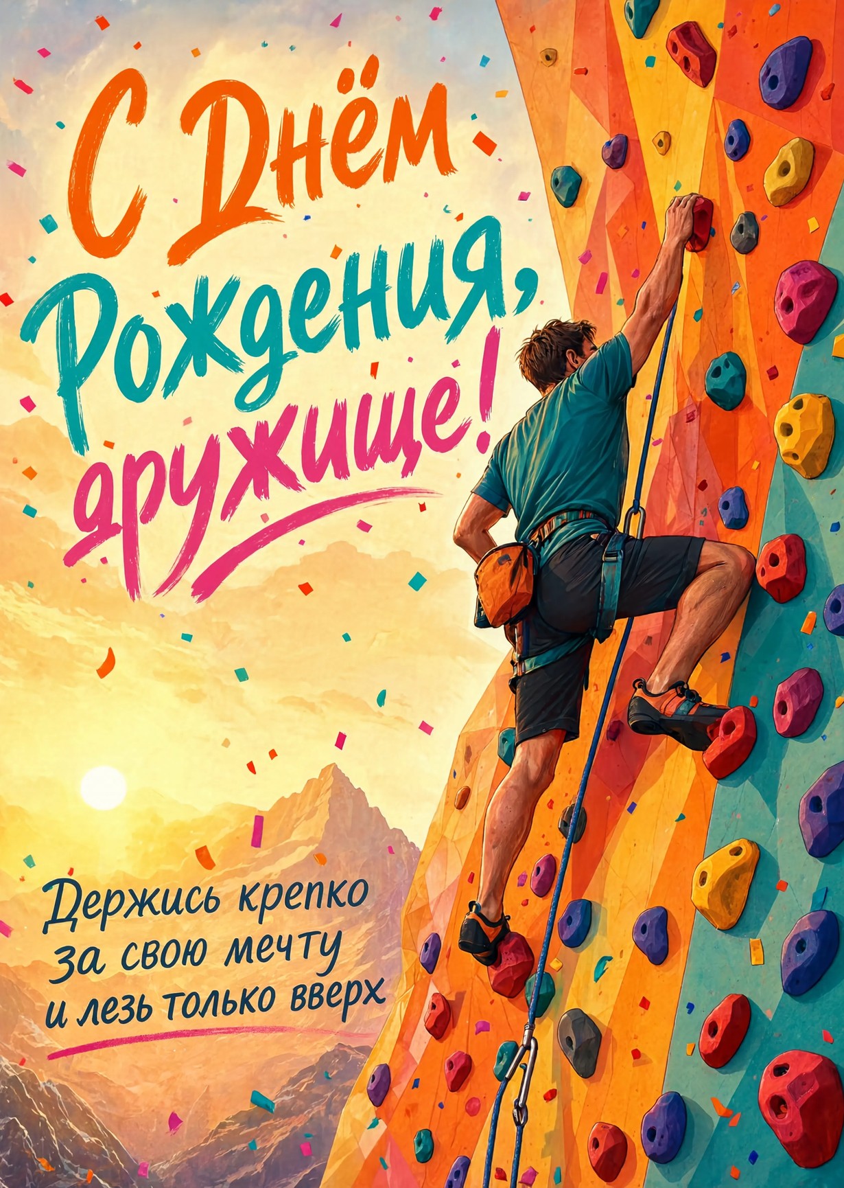 Открытка "С днем рождения другу" #58