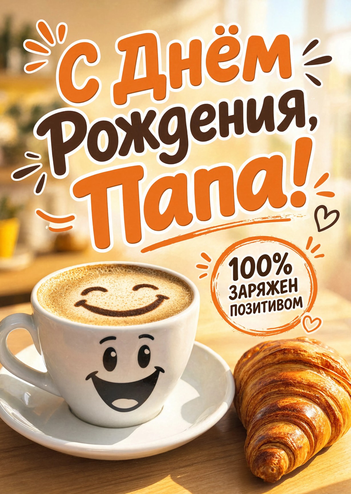 Открытка "С днём рождения папе" #108