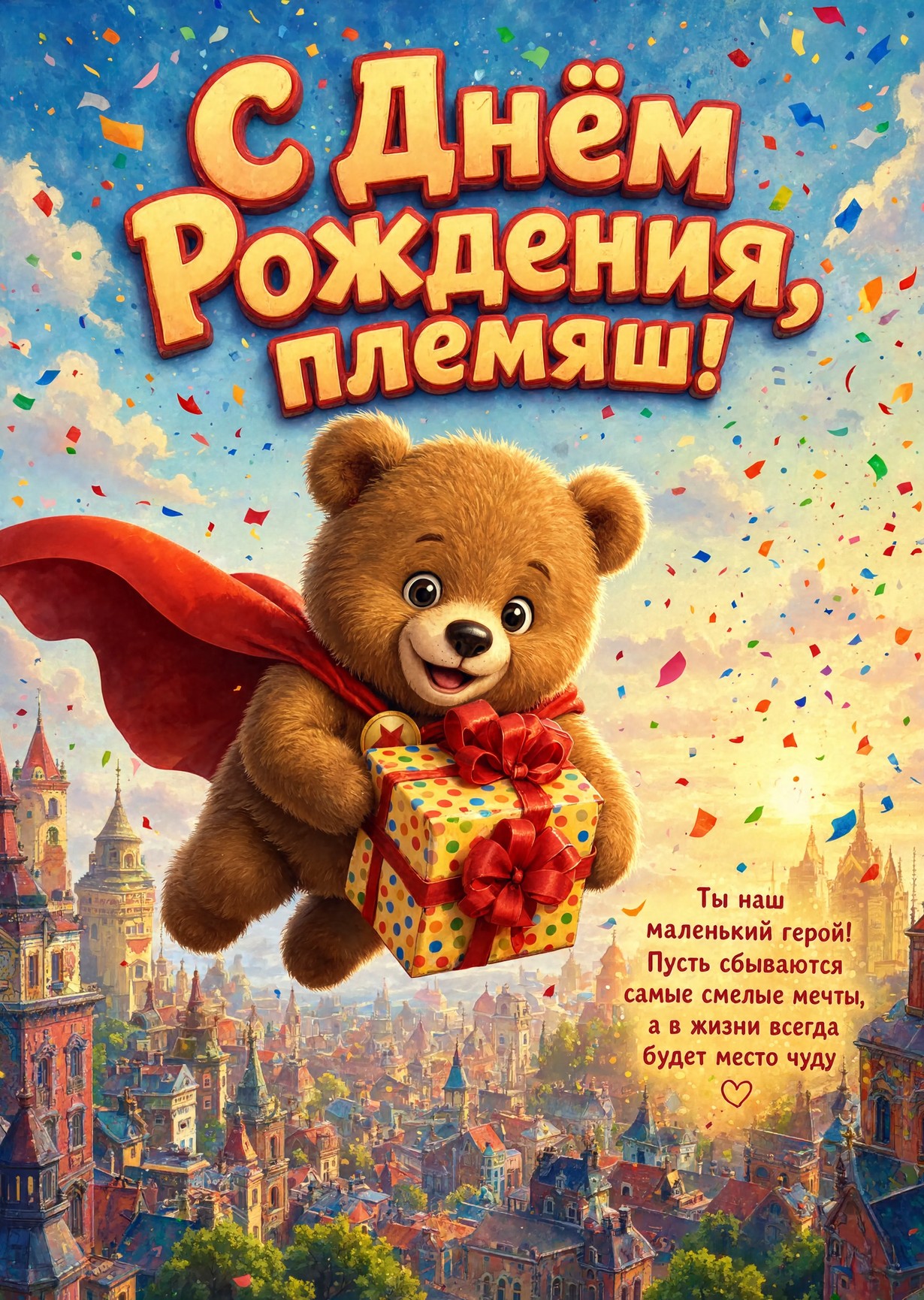 Открытка "С днем рождения пемяннику" #94