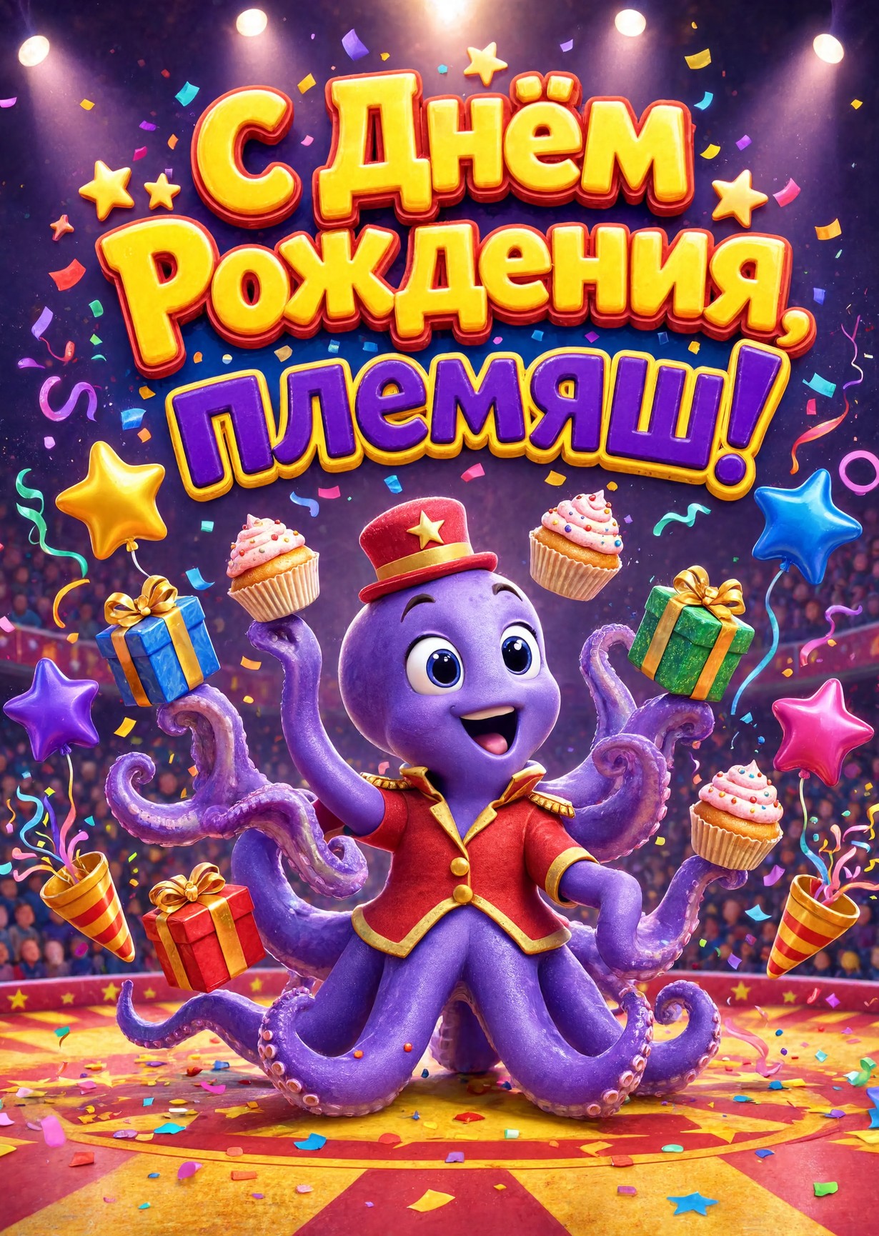 Открытка "С днем рождения пемяннику" #46