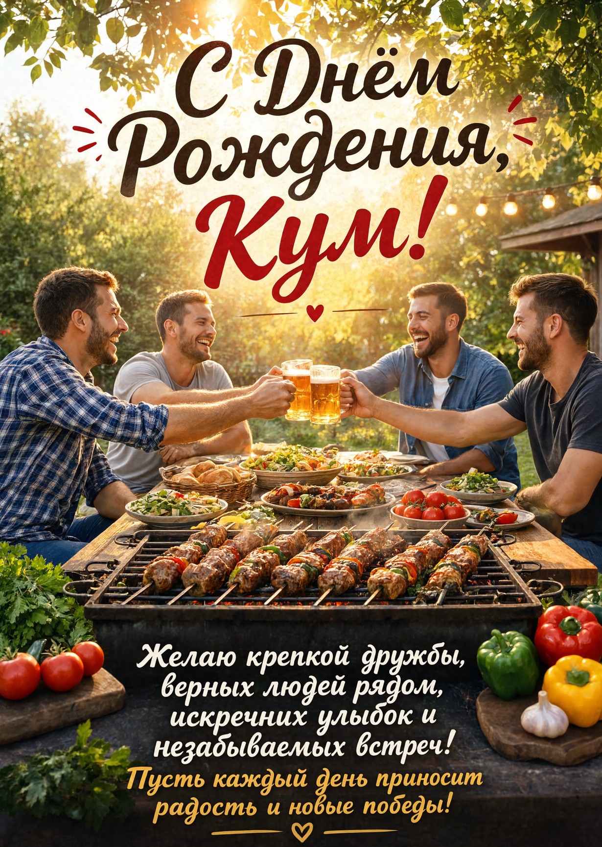 Открытка "С днем рождения куму" #72