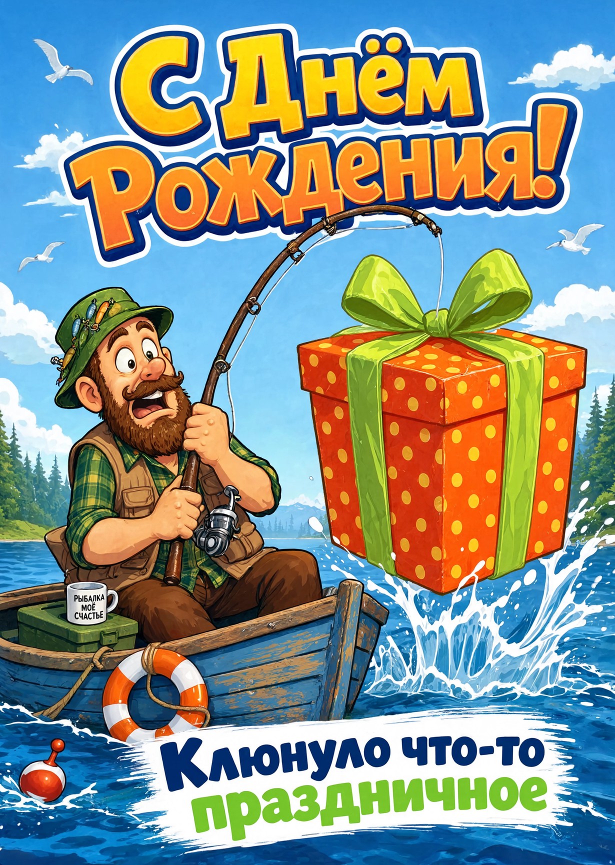 Открытка "С днём рождения парню" #51