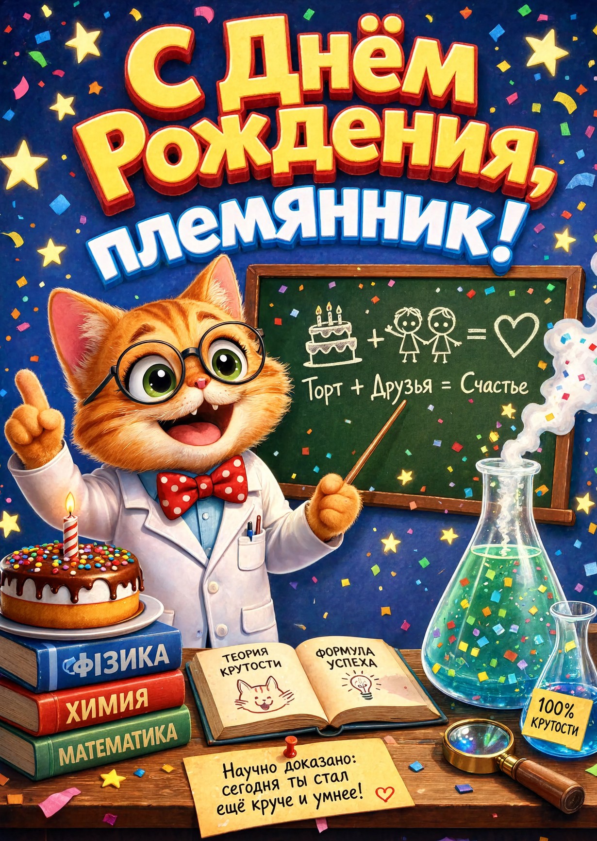 Открытка "С днем рождения пемяннику" #25