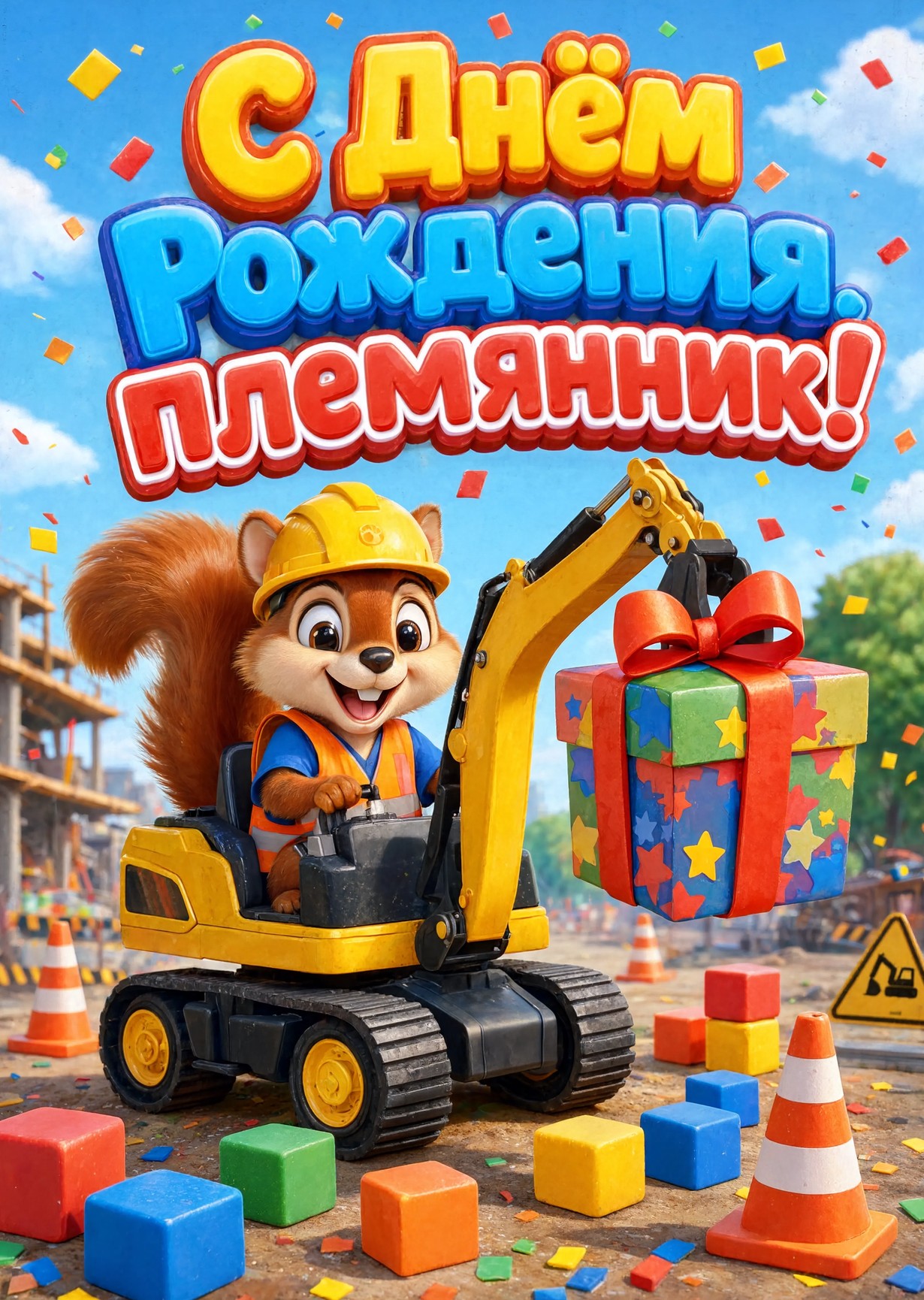 Открытка "С днем рождения пемяннику" #83