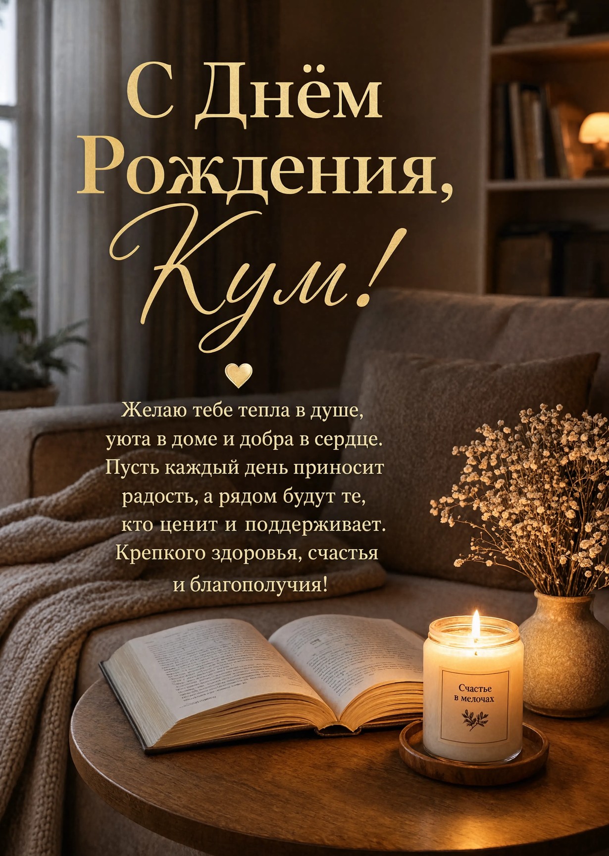 Открытка "С днем рождения куму" #85