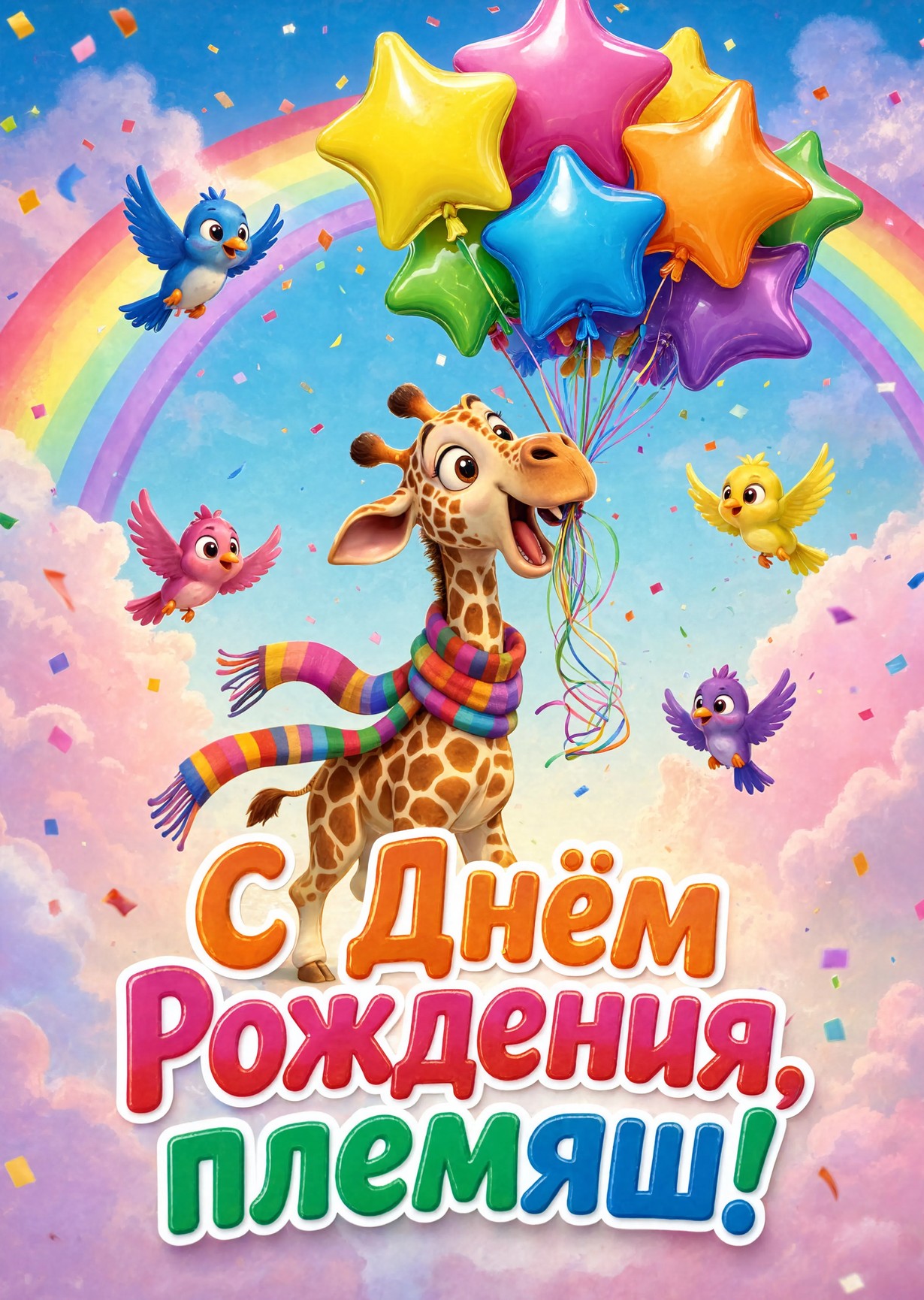 Открытка "С днем рождения пемяннику" #65