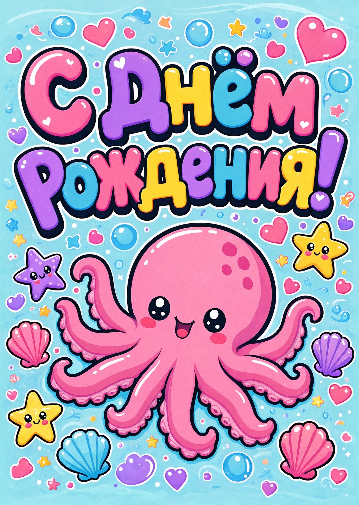 Открытка "С днём рождения" #109