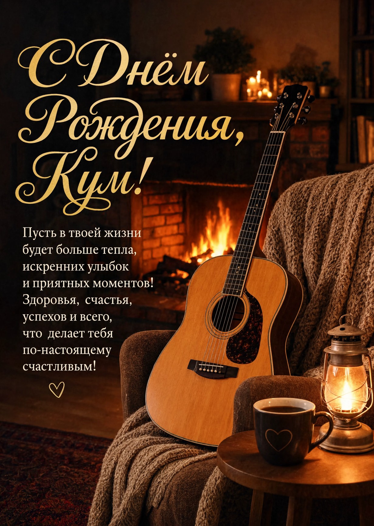 Открытка "С днем рождения куму" #96