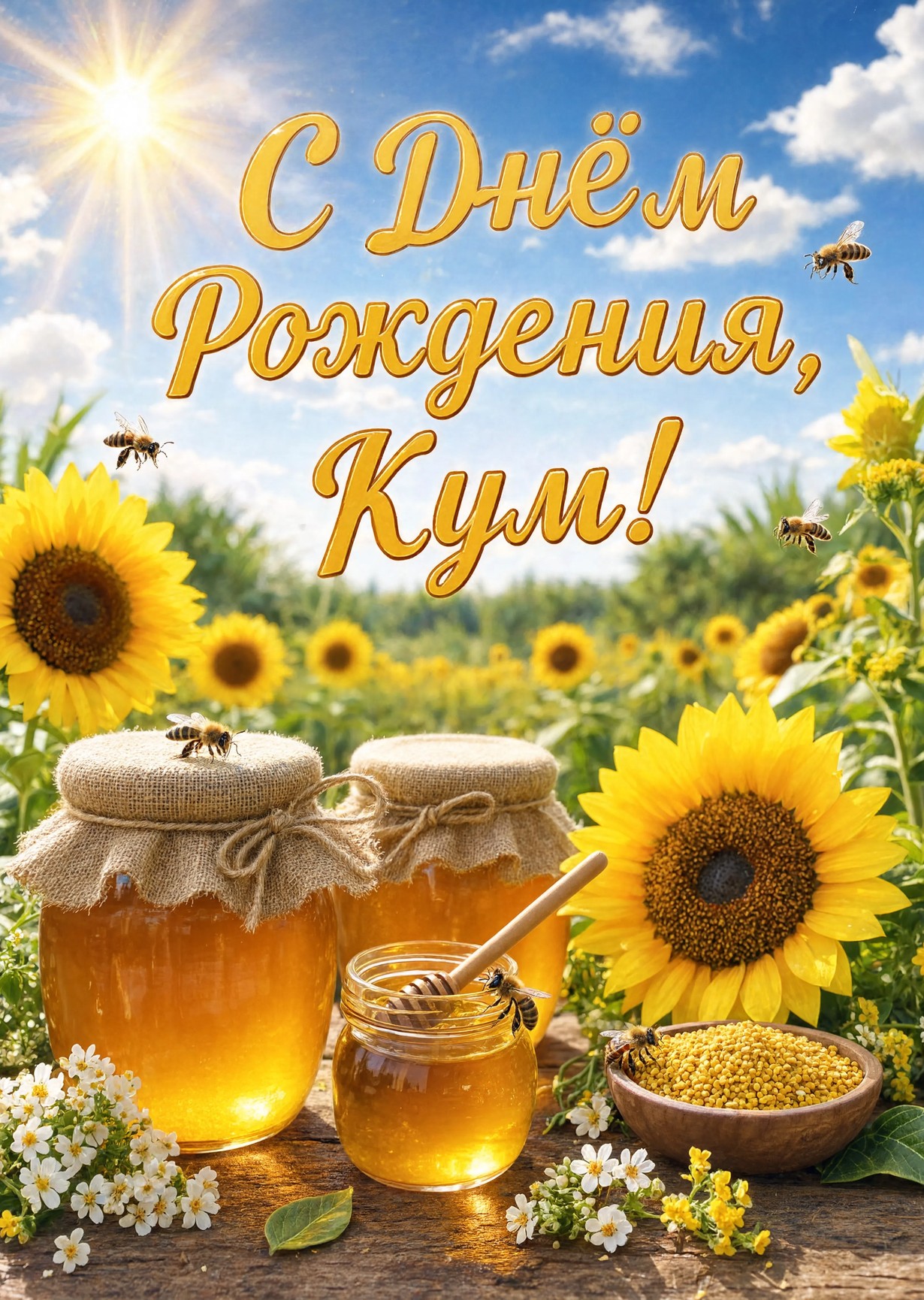 Открытка "С днем рождения куму" #84