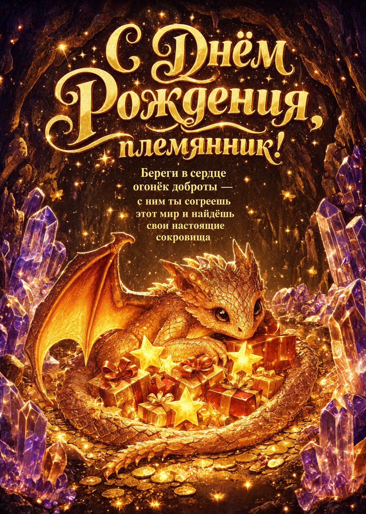 Открытка "С днем рождения пемяннику" #37