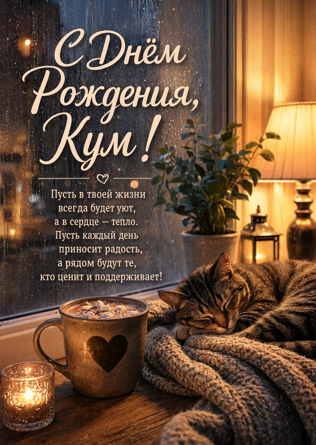 Открытка "С днем рождения куму" #69