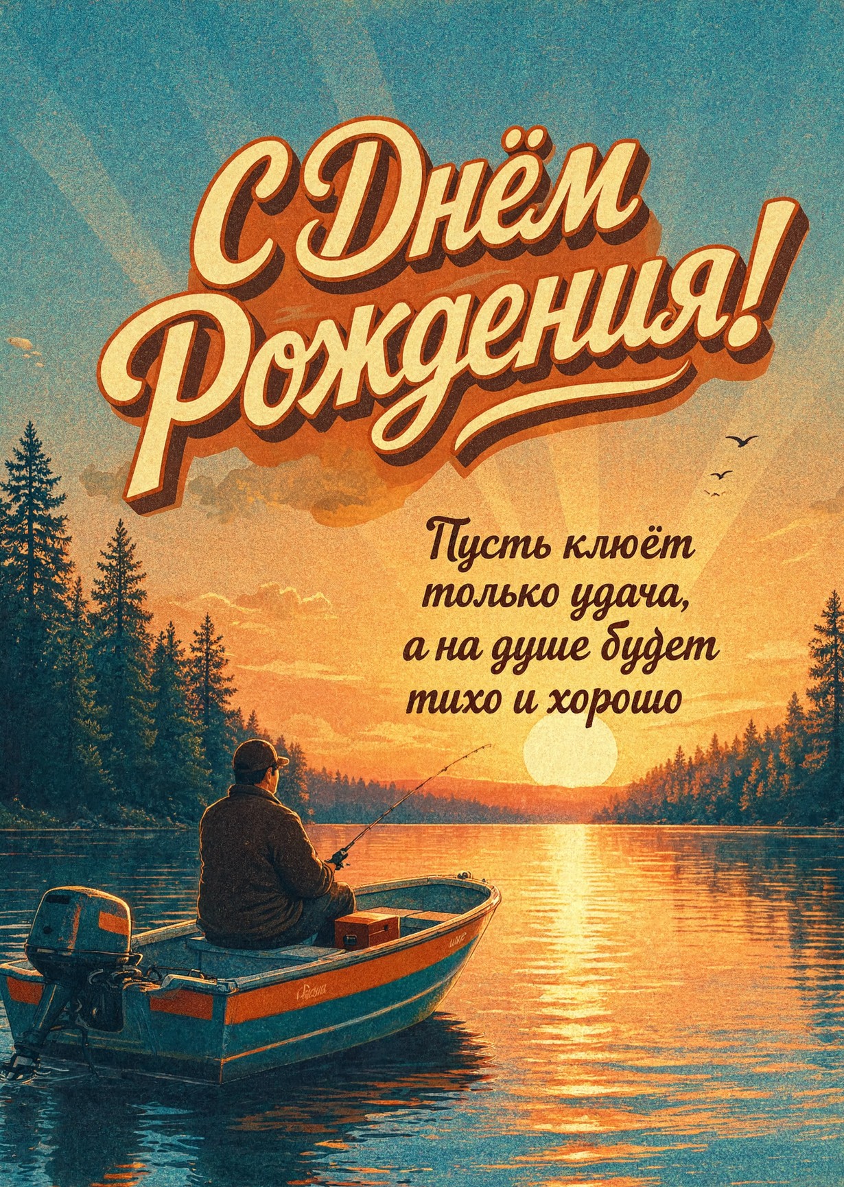 Открытка "С днём рождения парню" #15