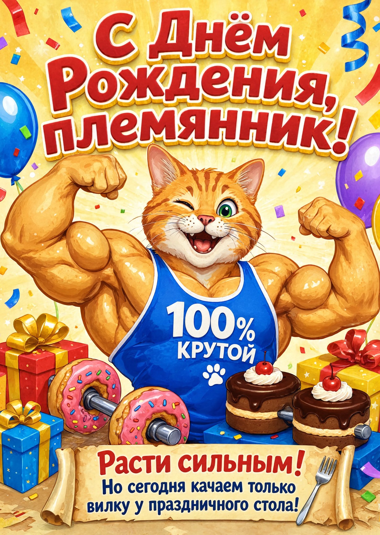 Открытка "С днем рождения пемяннику" #47