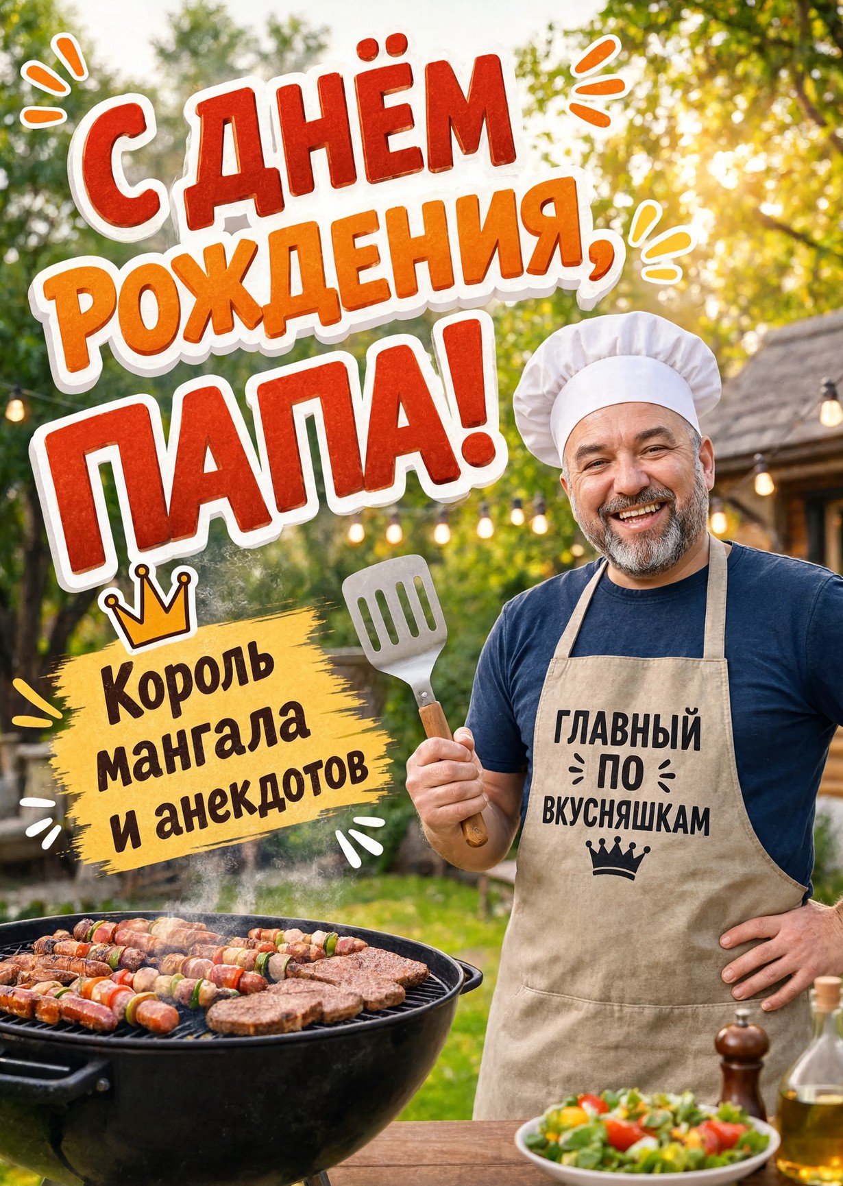 Открытка "С днём рождения папе" #94