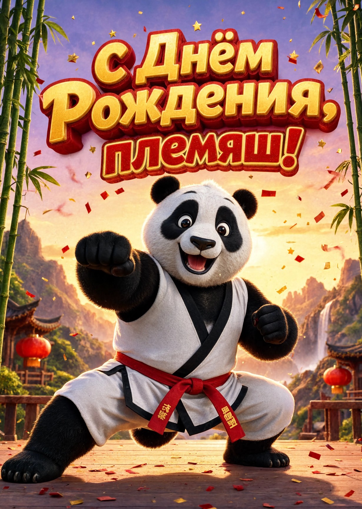 Открытка "С днем рождения пемяннику" #58