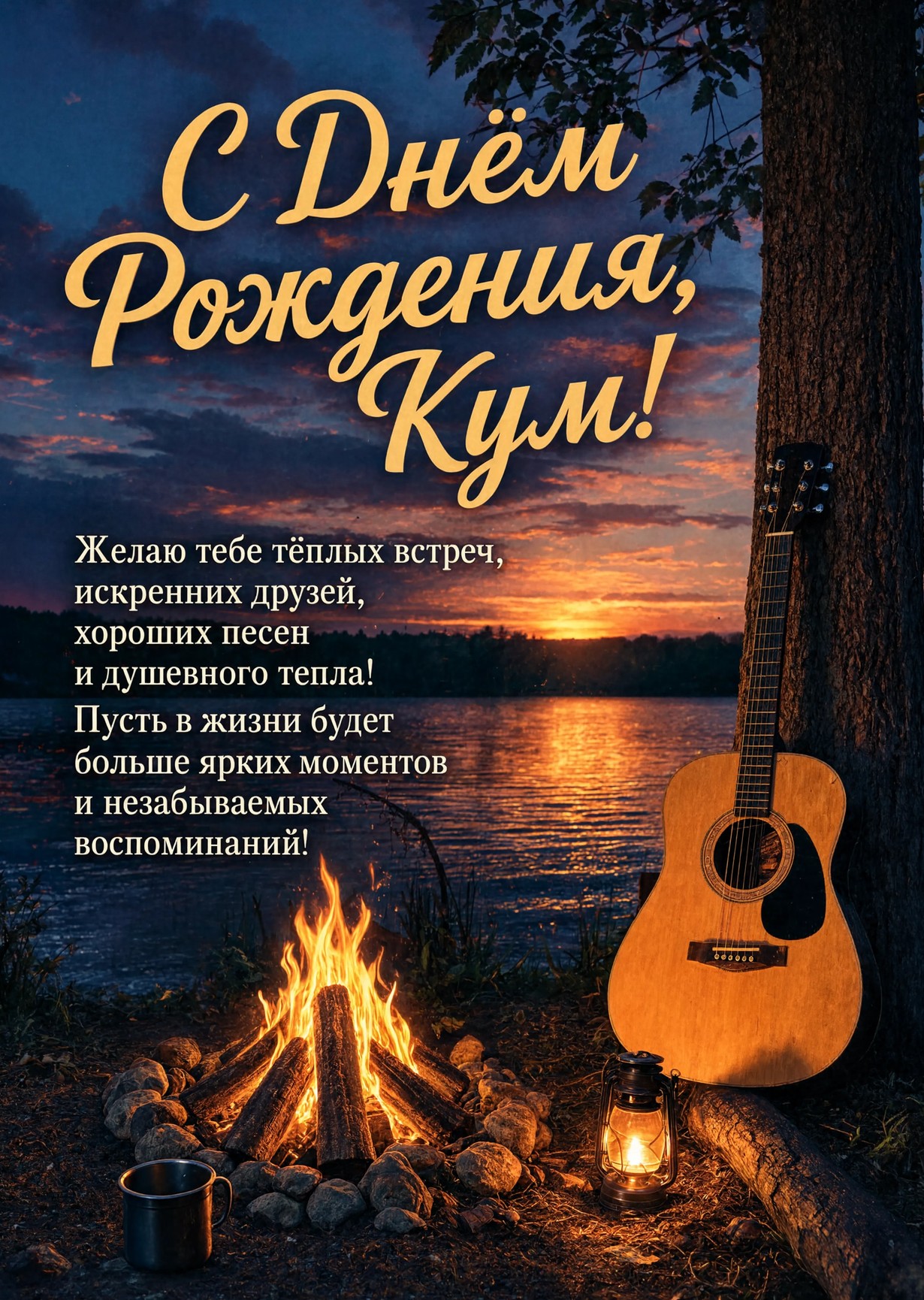 Открытка "С днем рождения куму" #67