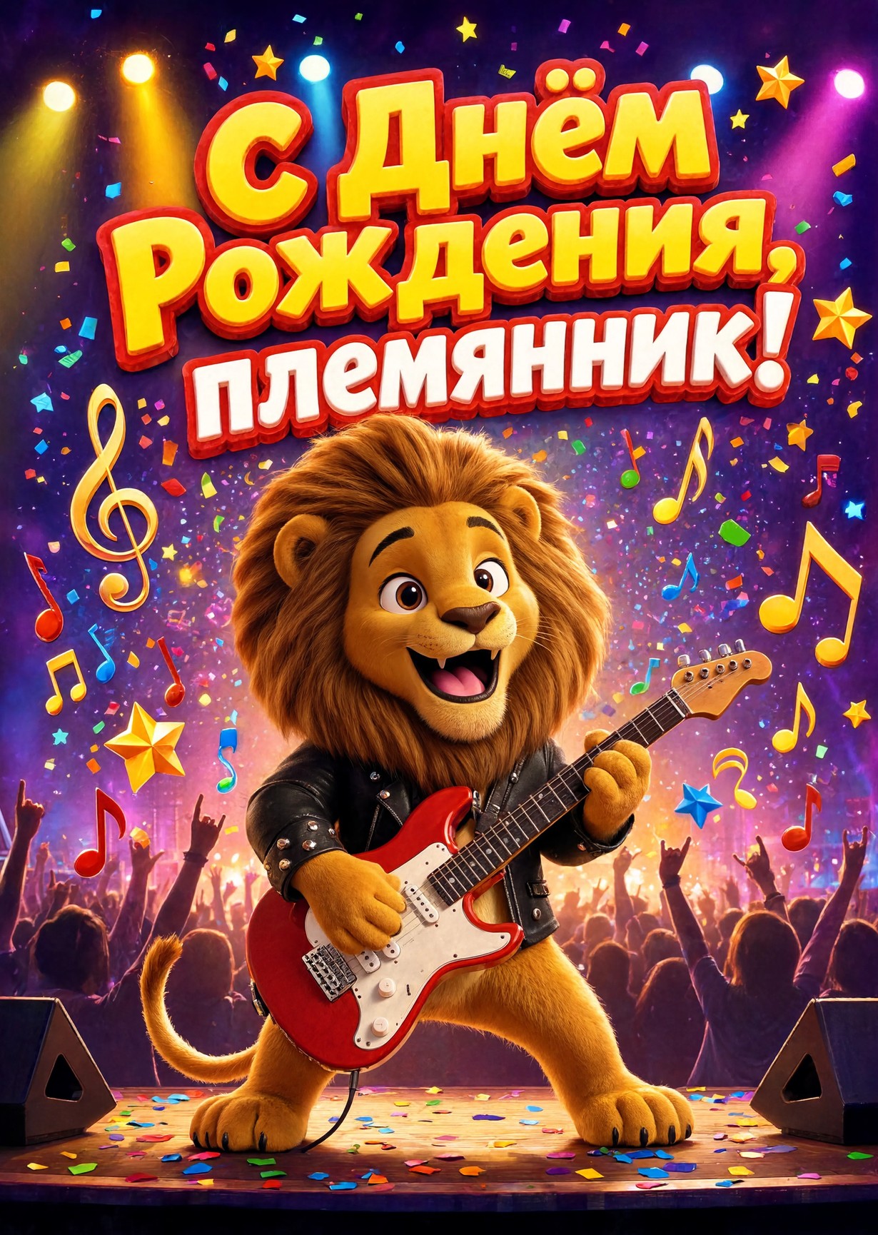 Открытка "С днем рождения пемяннику" #90